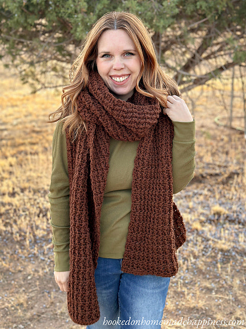 Oversized textured Scarf