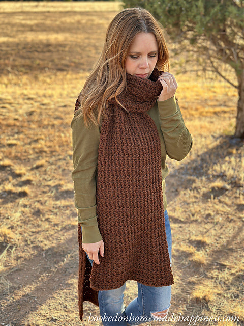 Oversized textured Scarf