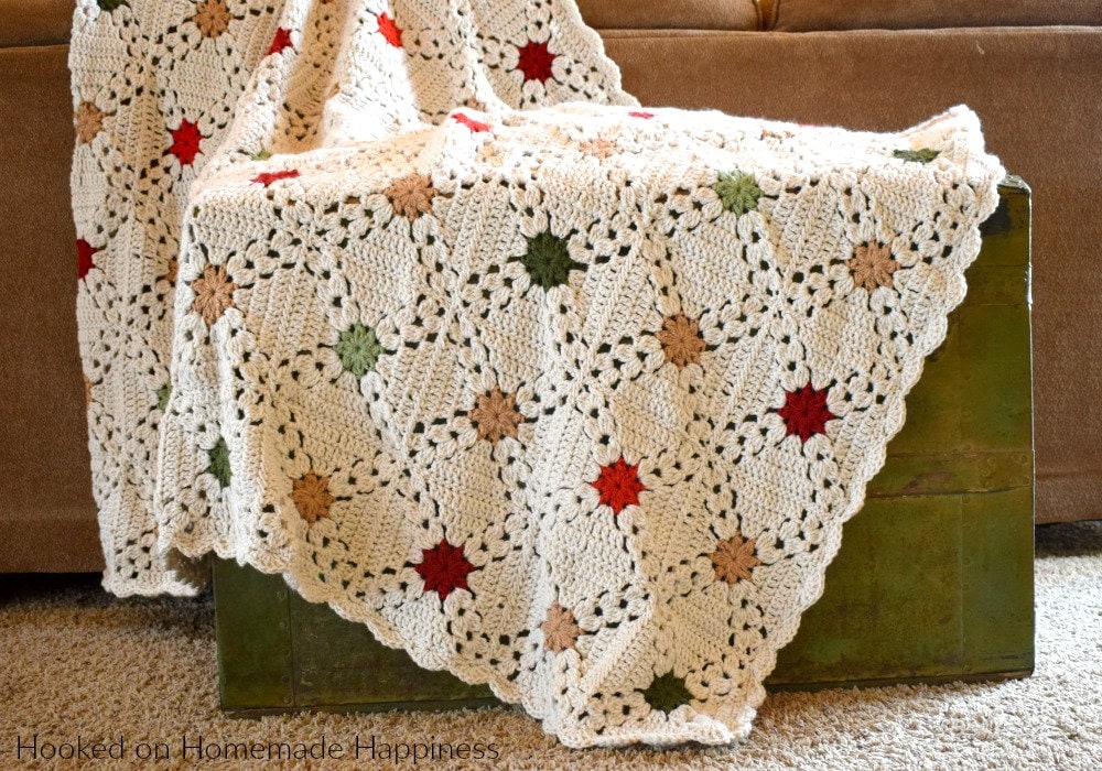 Country Christmas Afghan Crochet Pattern