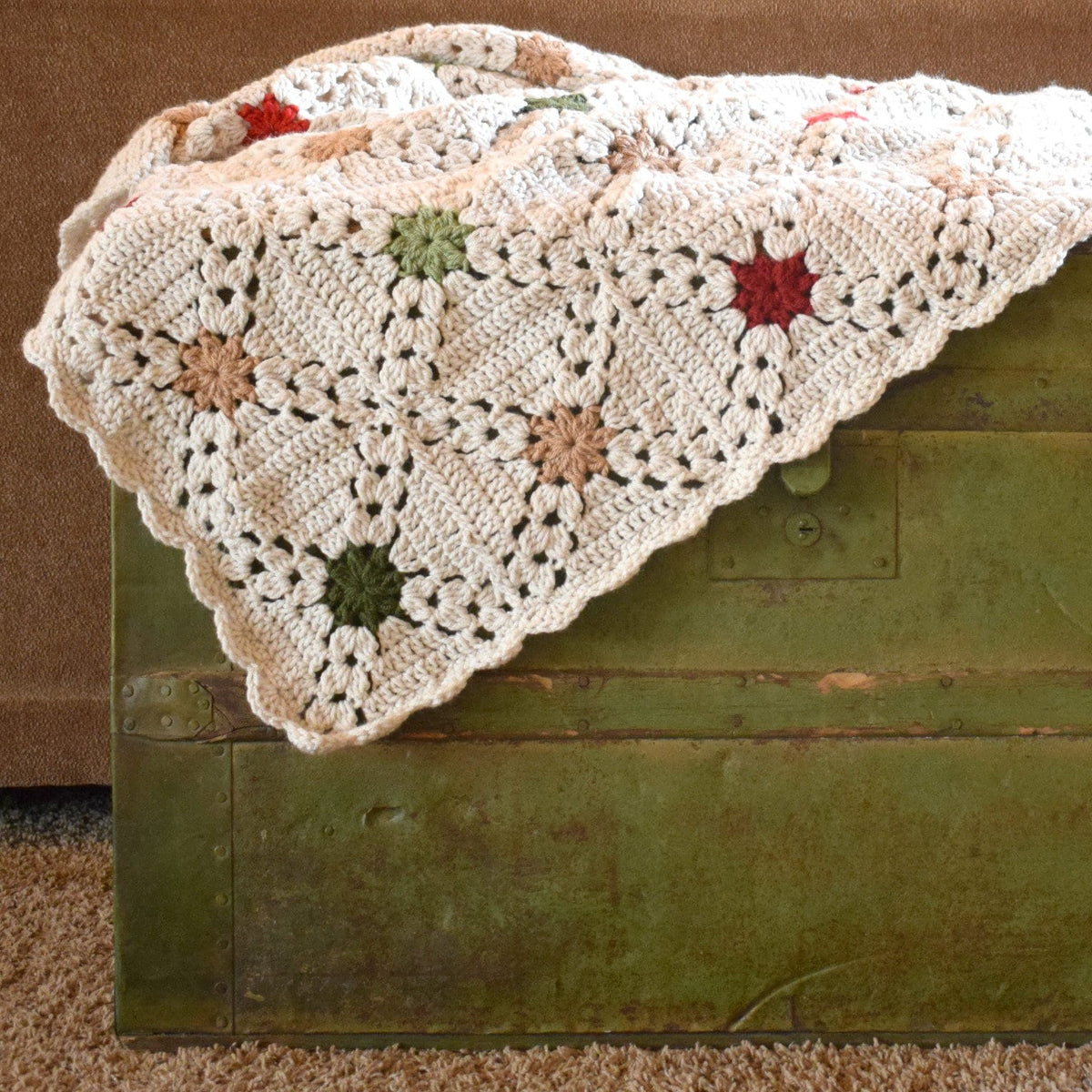 Country Christmas Afghan Crochet Pattern