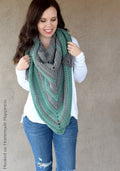 Easy All DC Triangle Scarf Crochet Pattern
