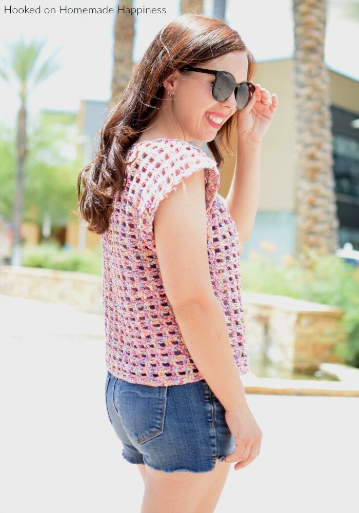 Block Party Tee Crochet Pattern