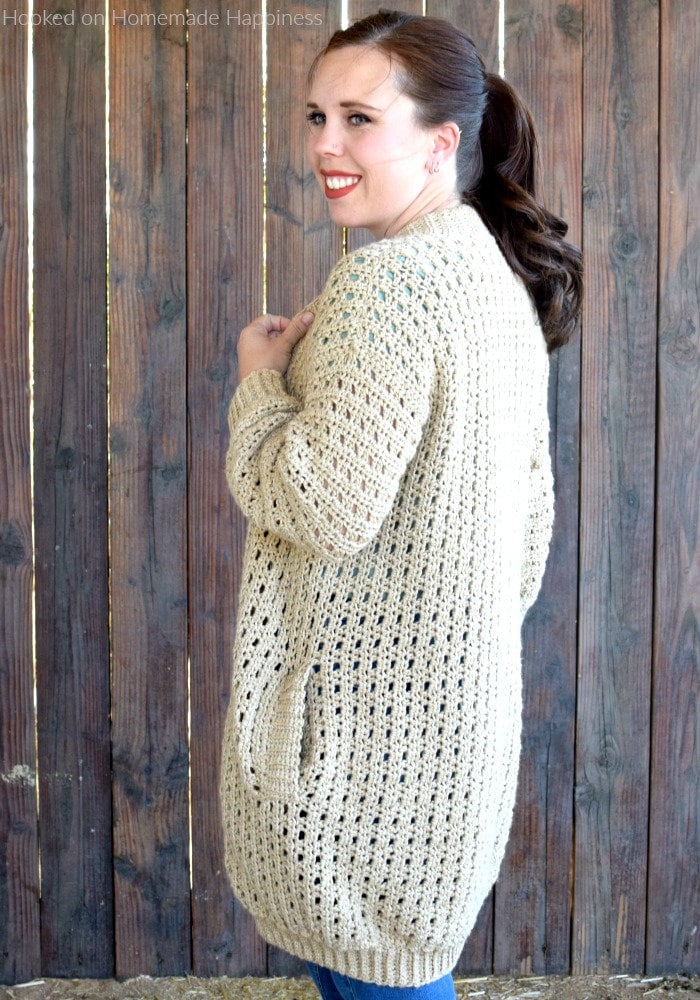 Cafe au Lait Cardigan Crochet Pattern