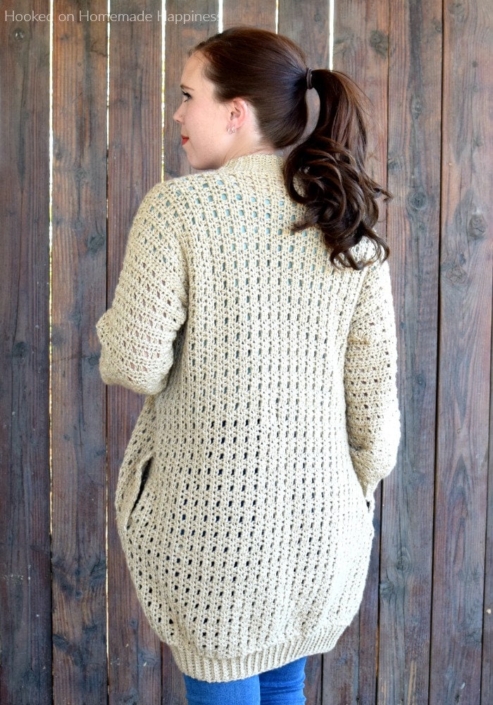 Cafe au Lait Cardigan Crochet Pattern