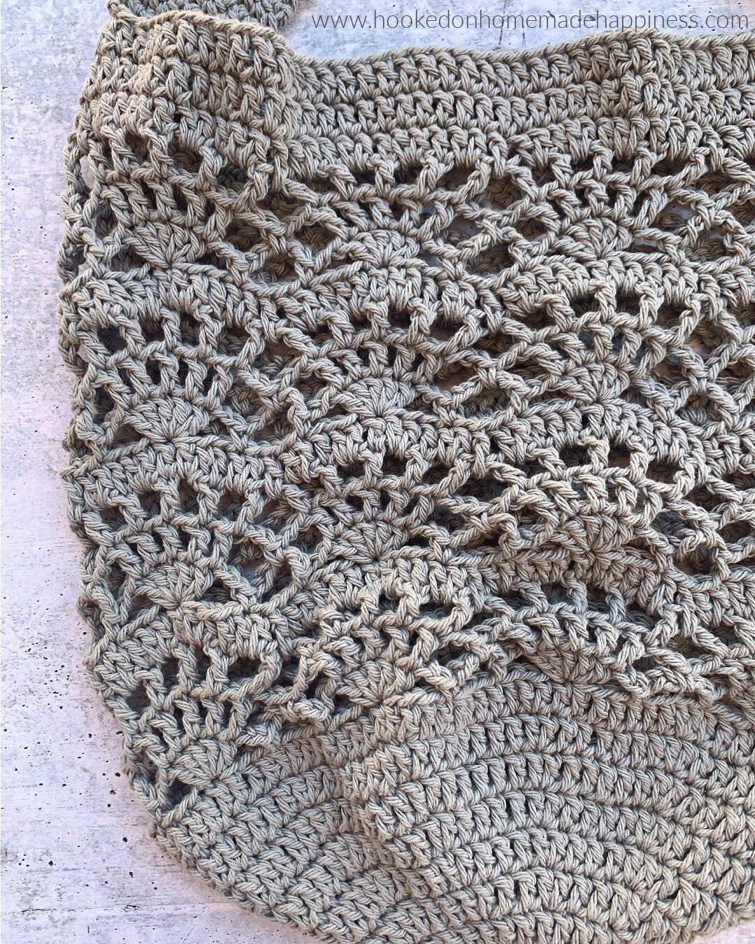 Lattice Market Bag Crochet Pattern