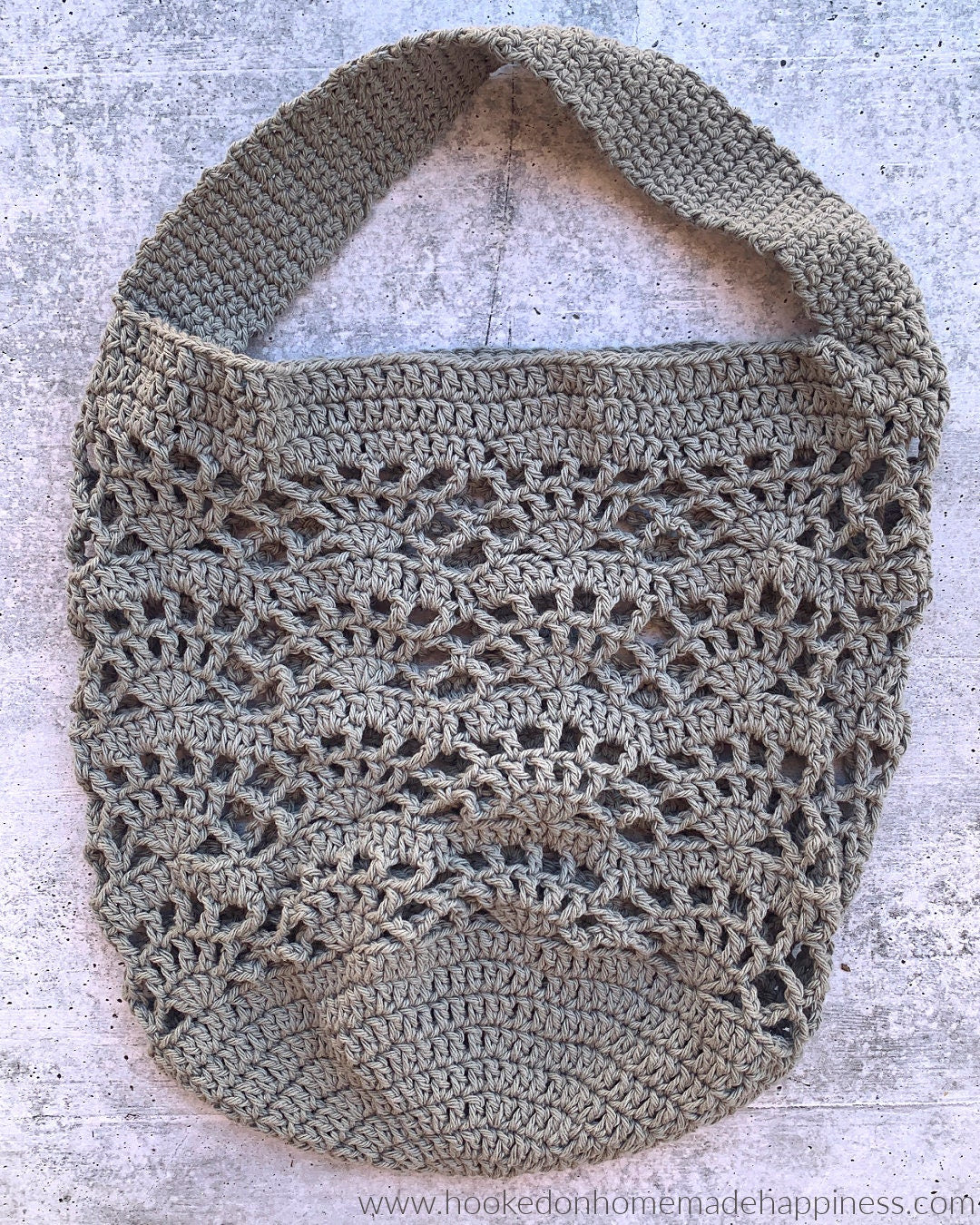 Lattice Market Bag Crochet Pattern