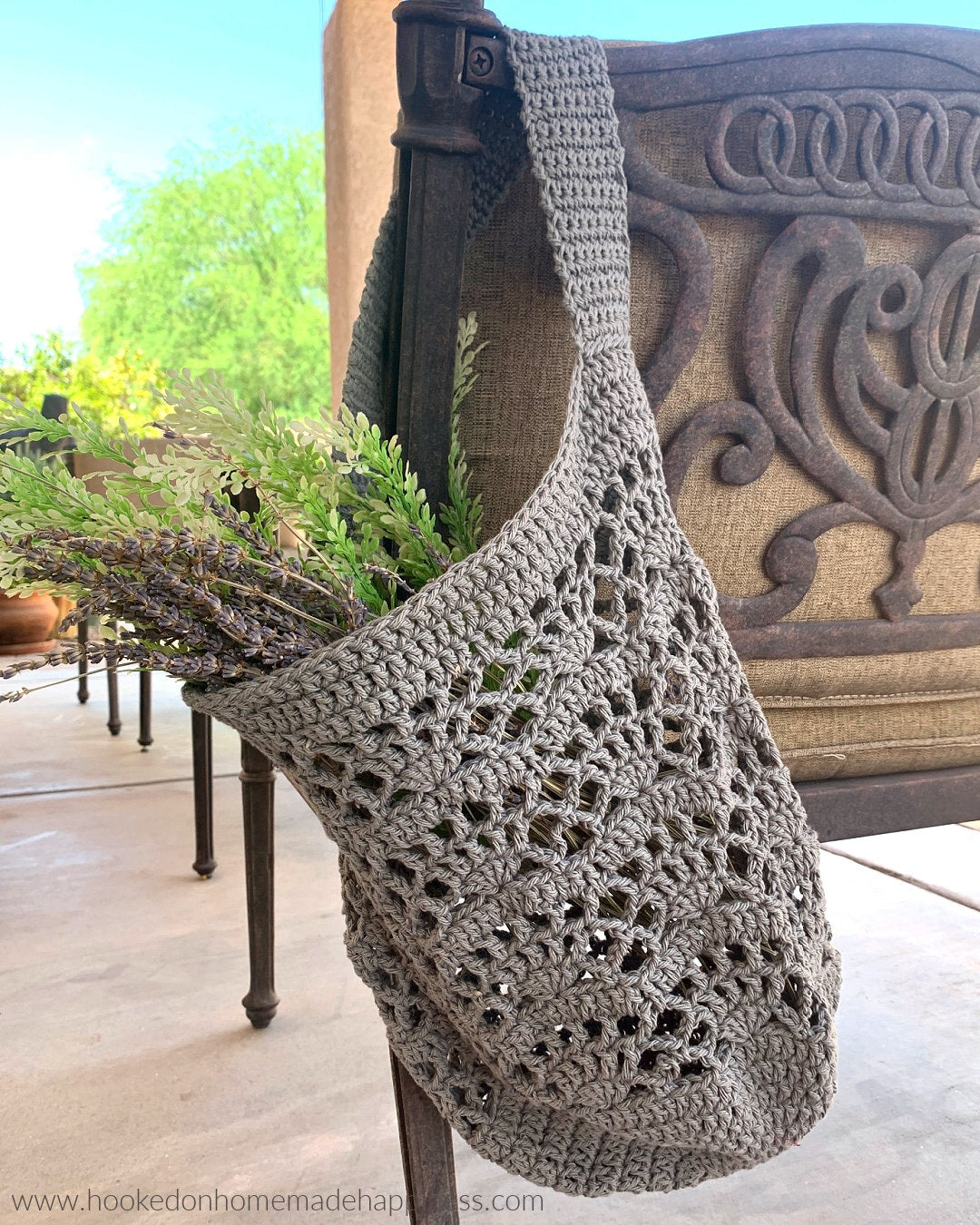 Lattice Market Bag Crochet Pattern