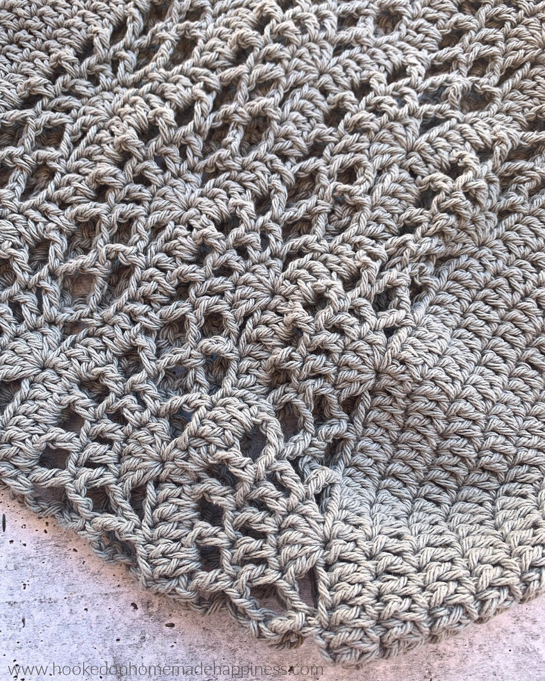 Lattice Market Bag Crochet Pattern