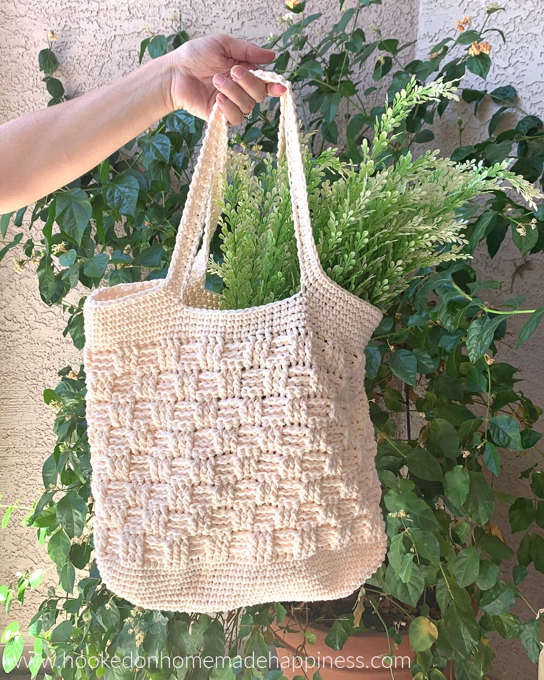 Basketweave Market Bag Crochet Pattern