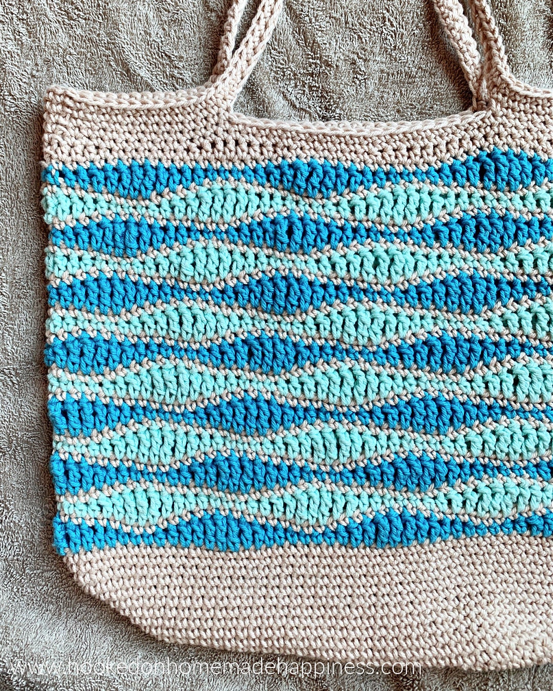 Beach Waves Market Bag Crochet Pattern