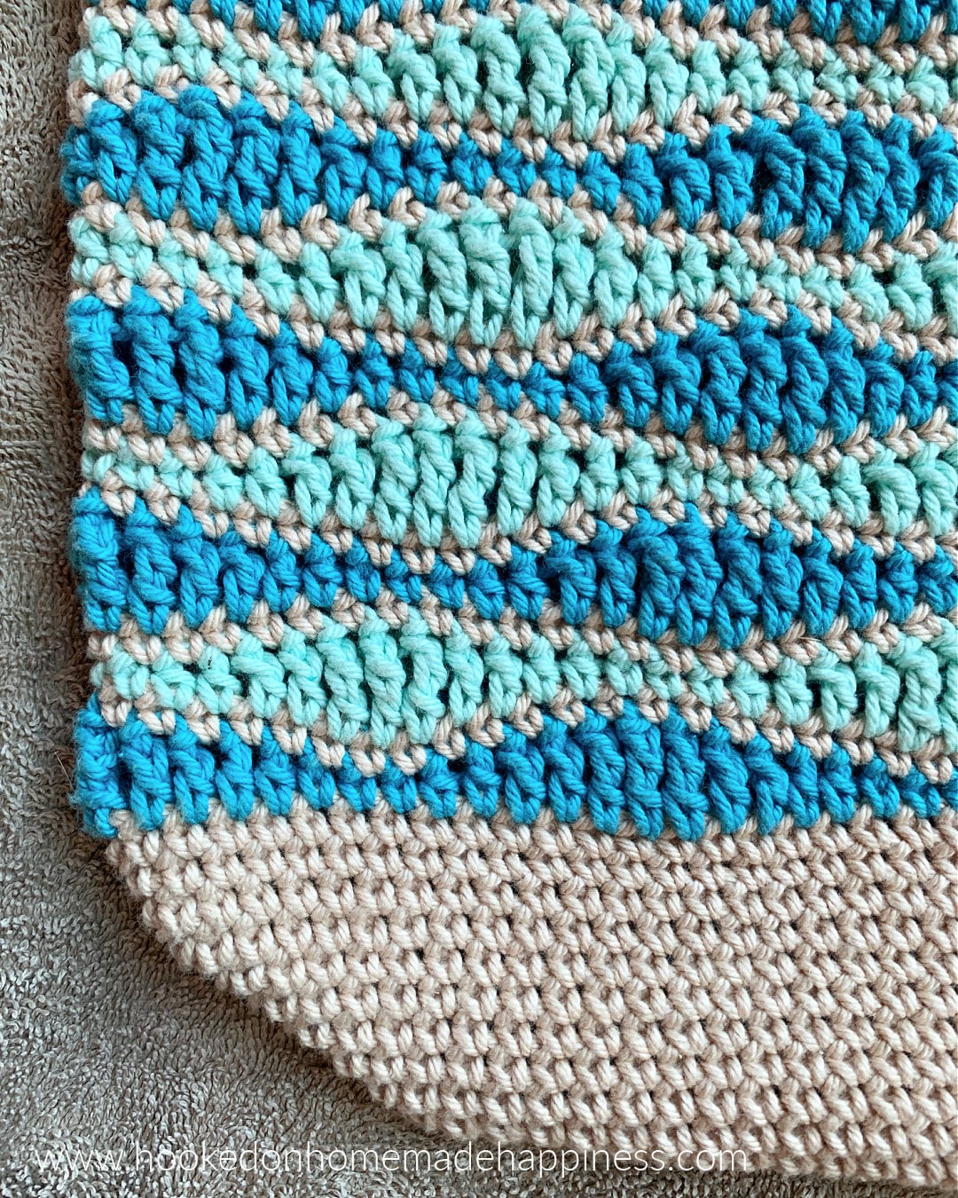 Beach Waves Market Bag Crochet Pattern