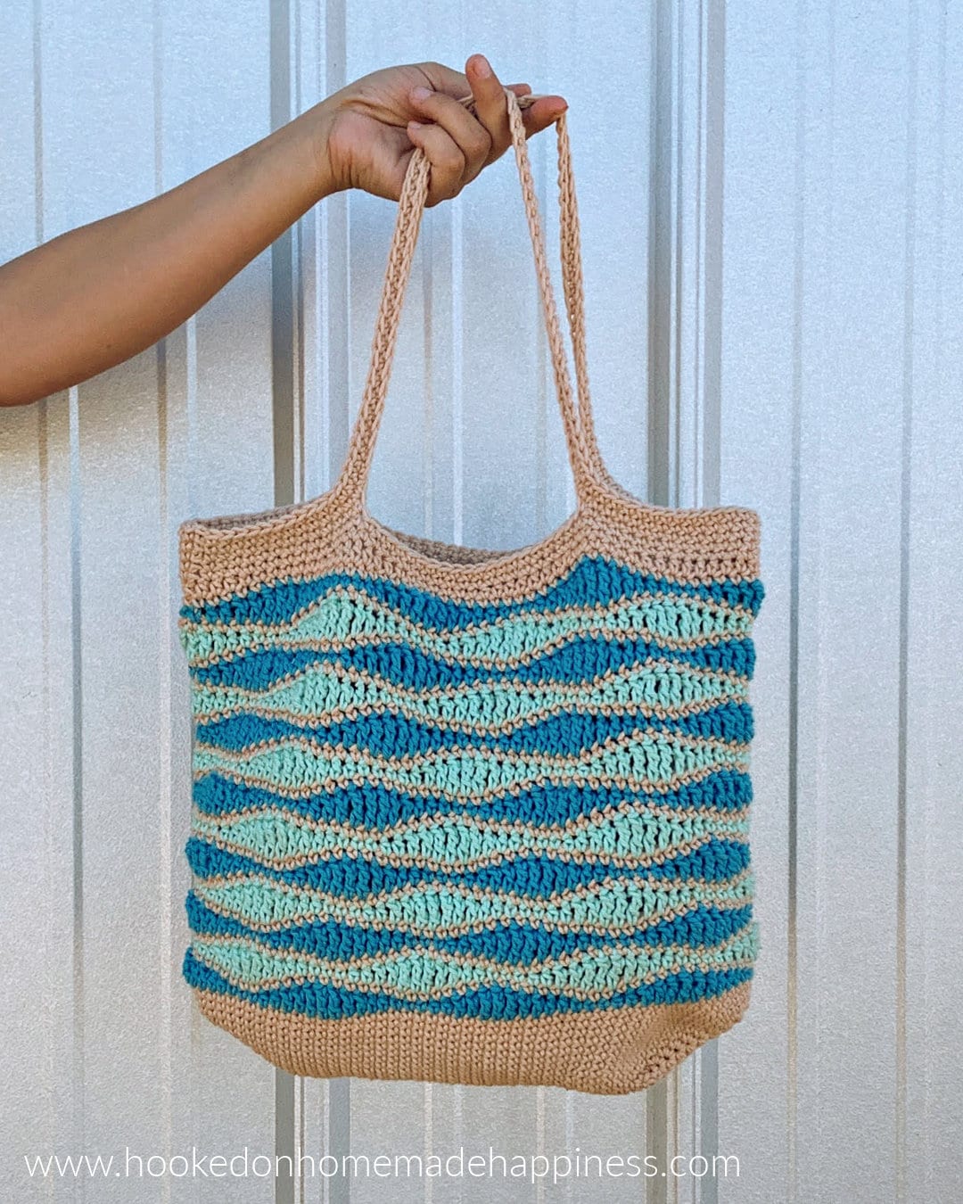 Beach Waves Market Bag Crochet Pattern