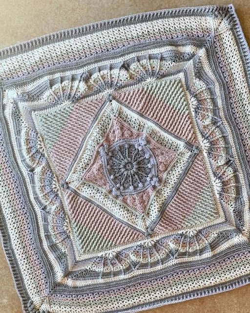Mandala Blanket Crochet Pattern
