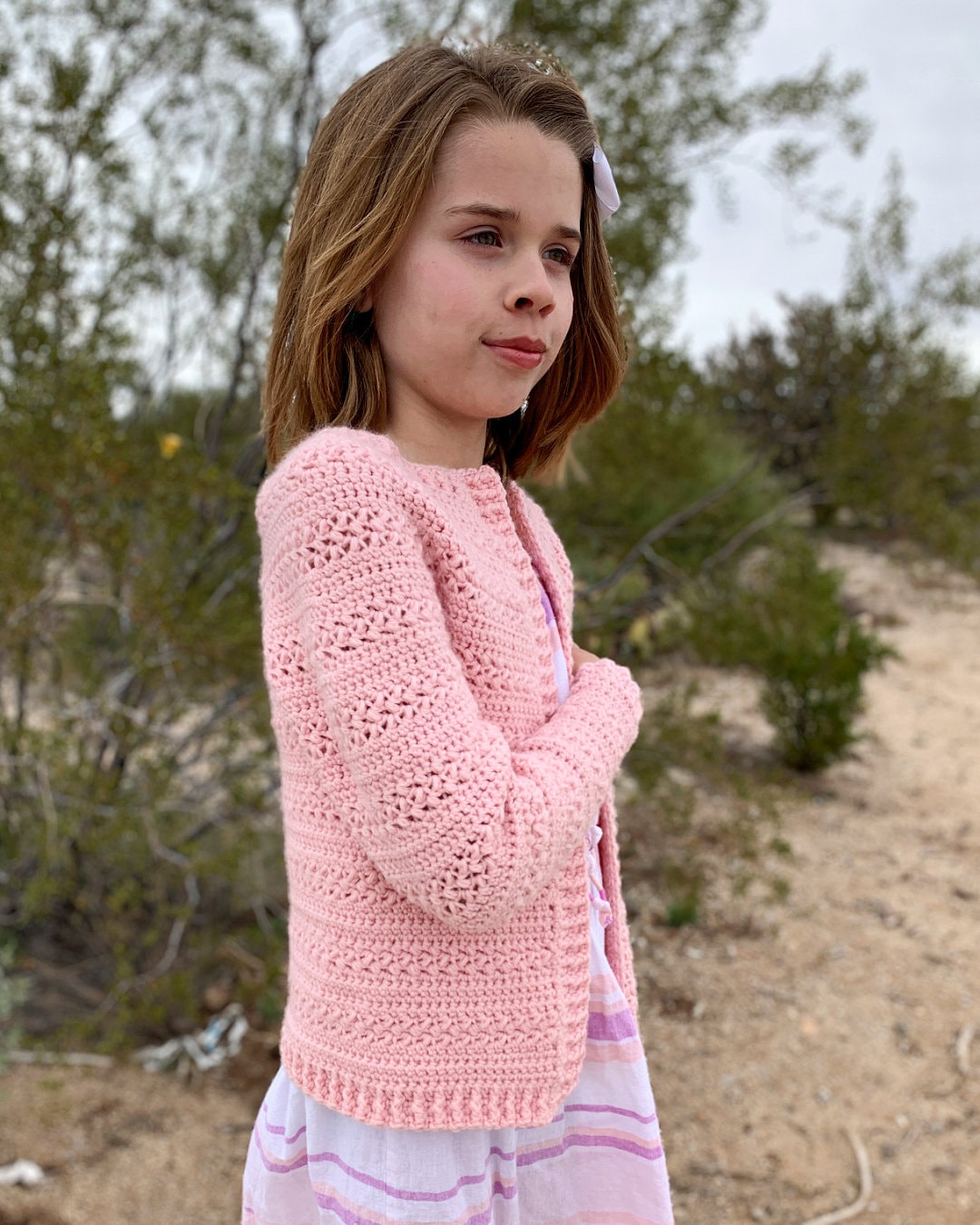 Sweet Pea Cardigan Crochet Pattern