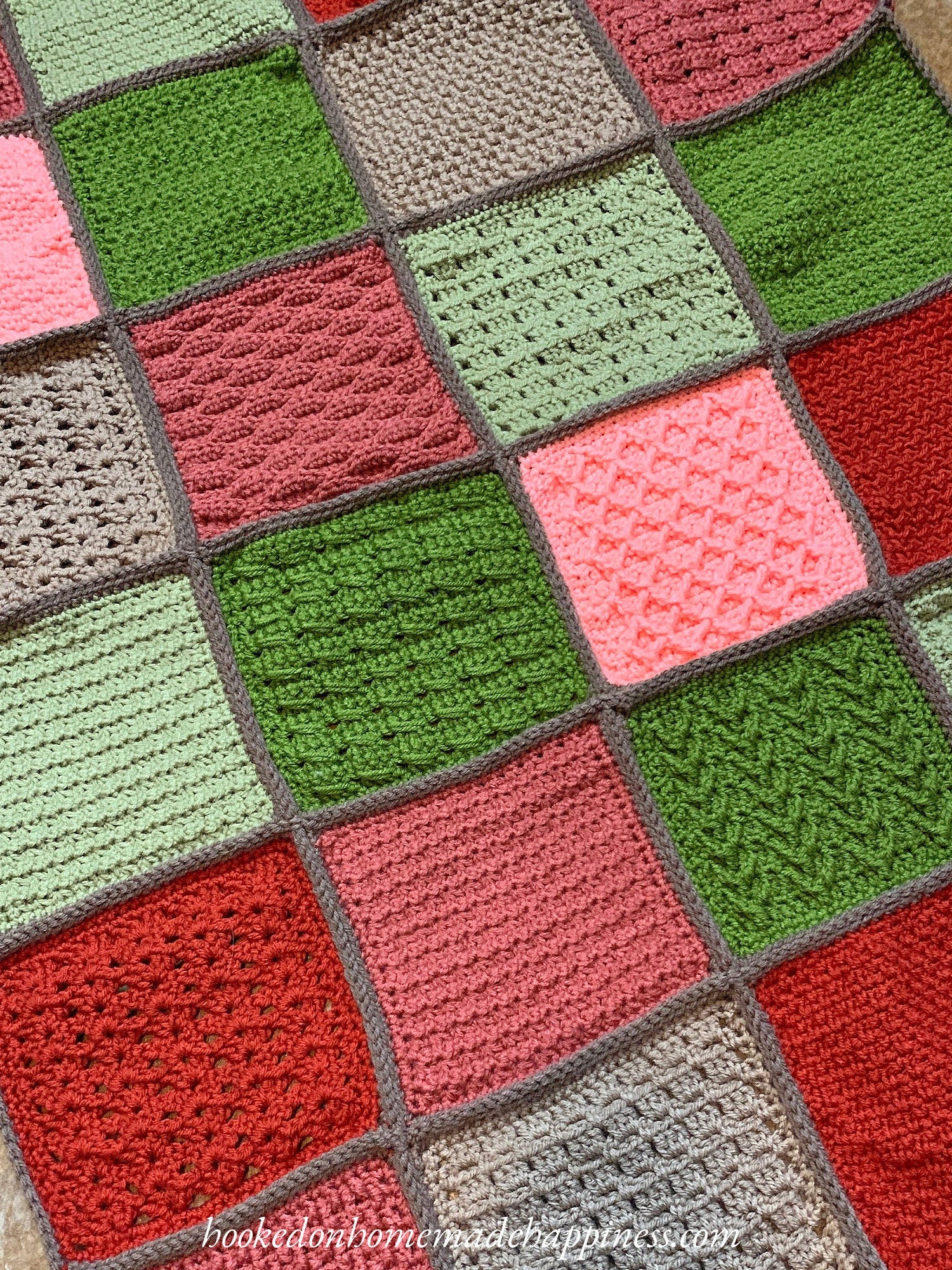 Stitch Sampler Scrapghan Crochet Pattern