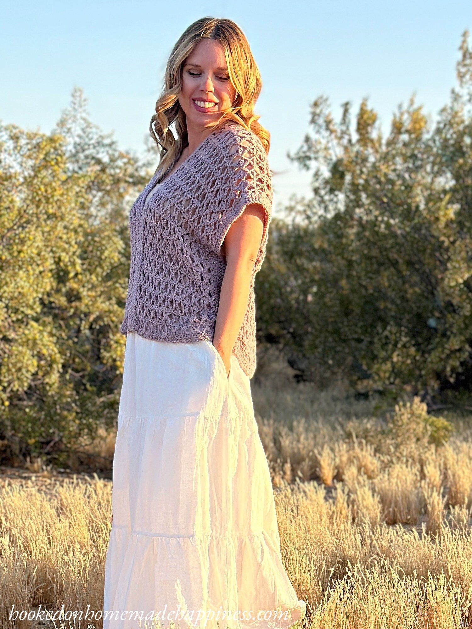 Lace Tunic Top Crochet Pattern