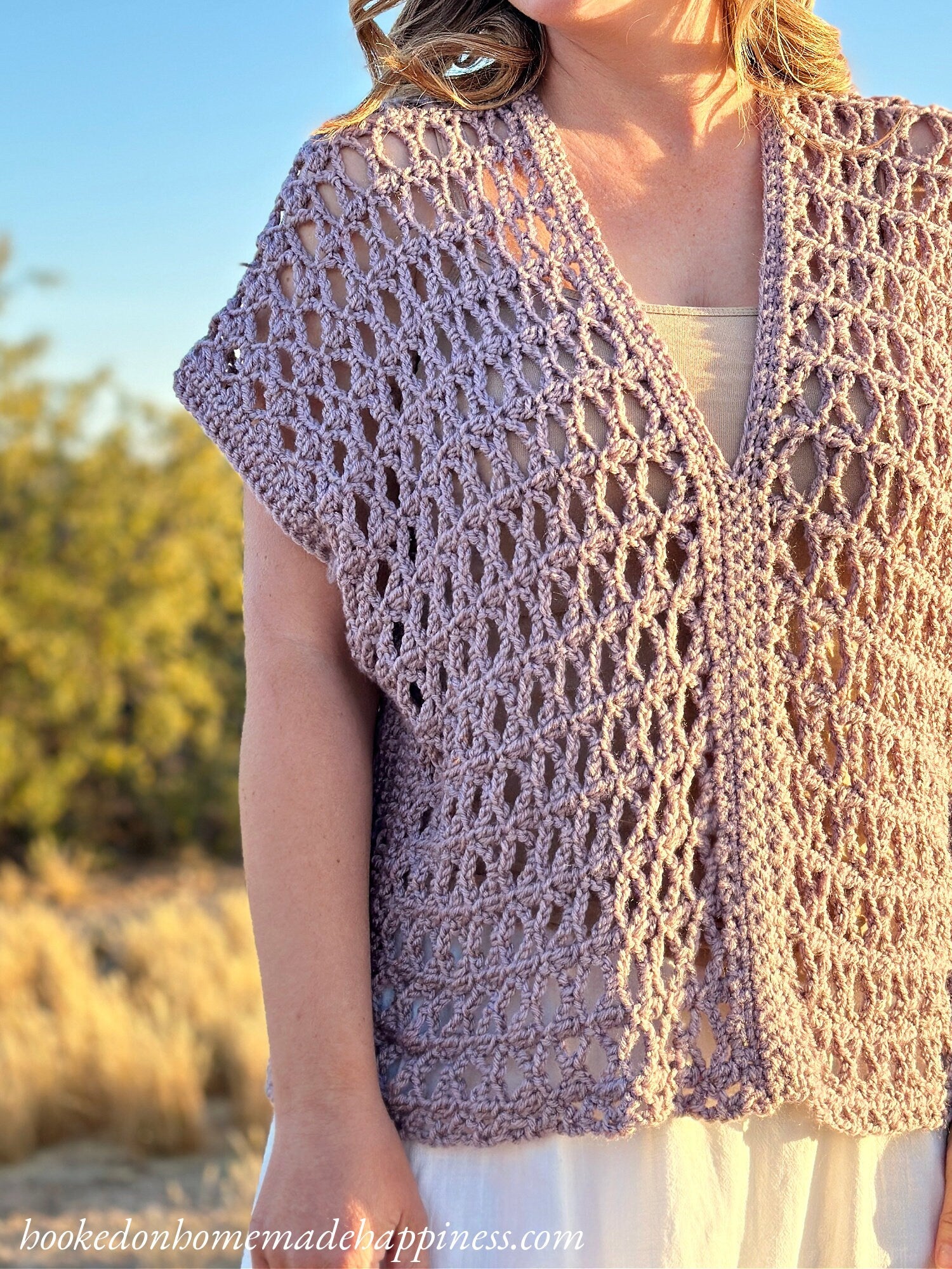 Lace Tunic Top Crochet Pattern