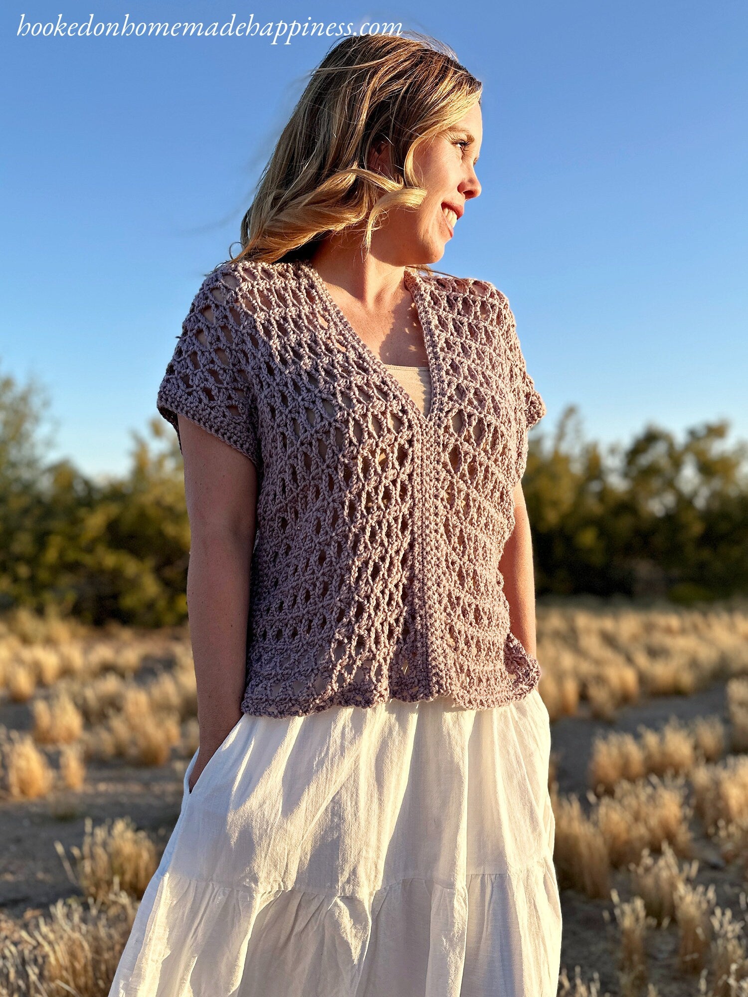 Lace Tunic Top Crochet Pattern