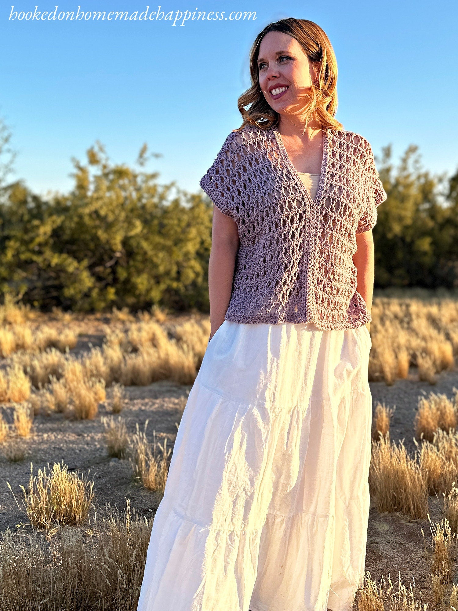 Lace Tunic Top Crochet Pattern
