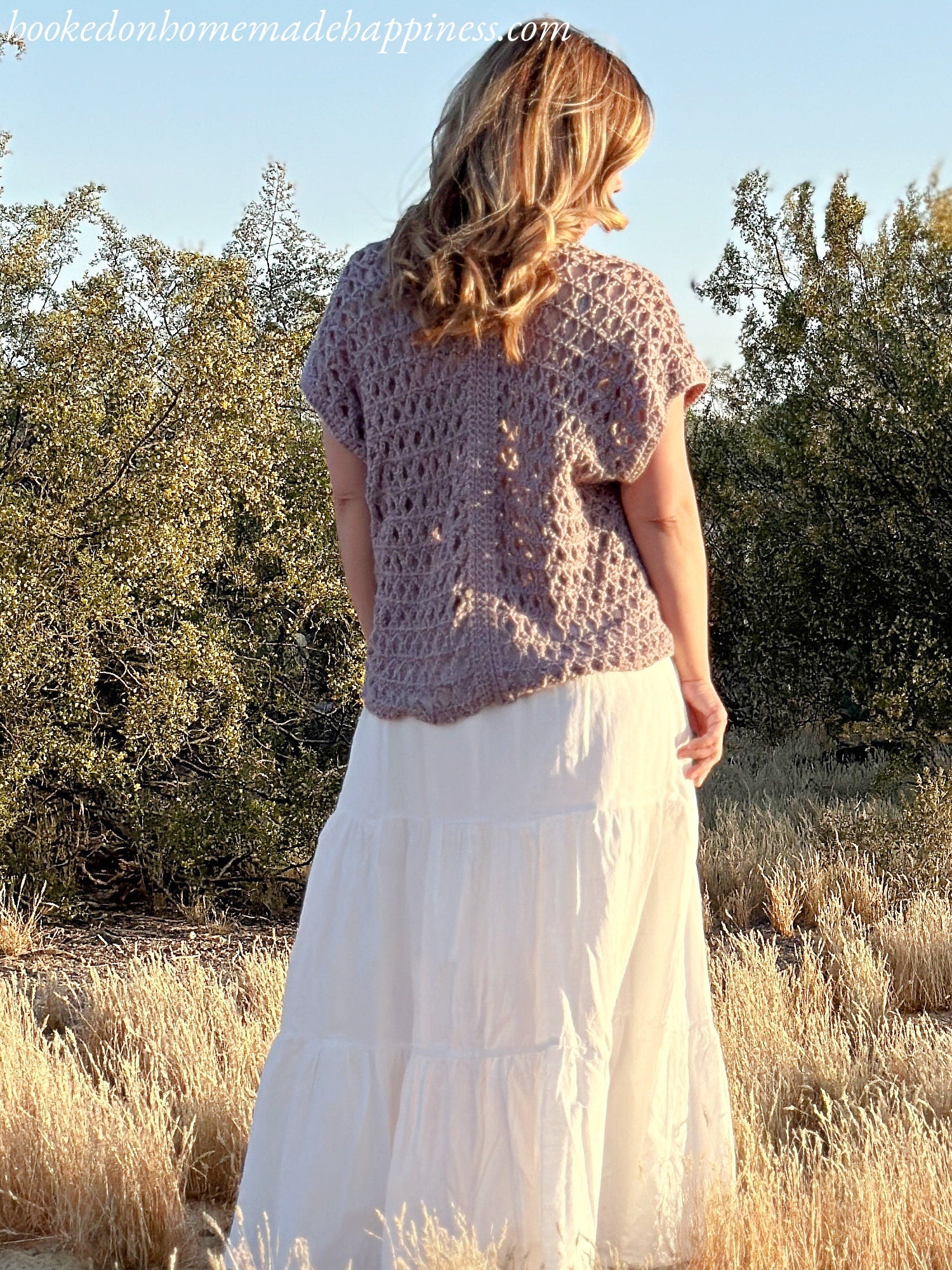 Lace Tunic Top Crochet Pattern