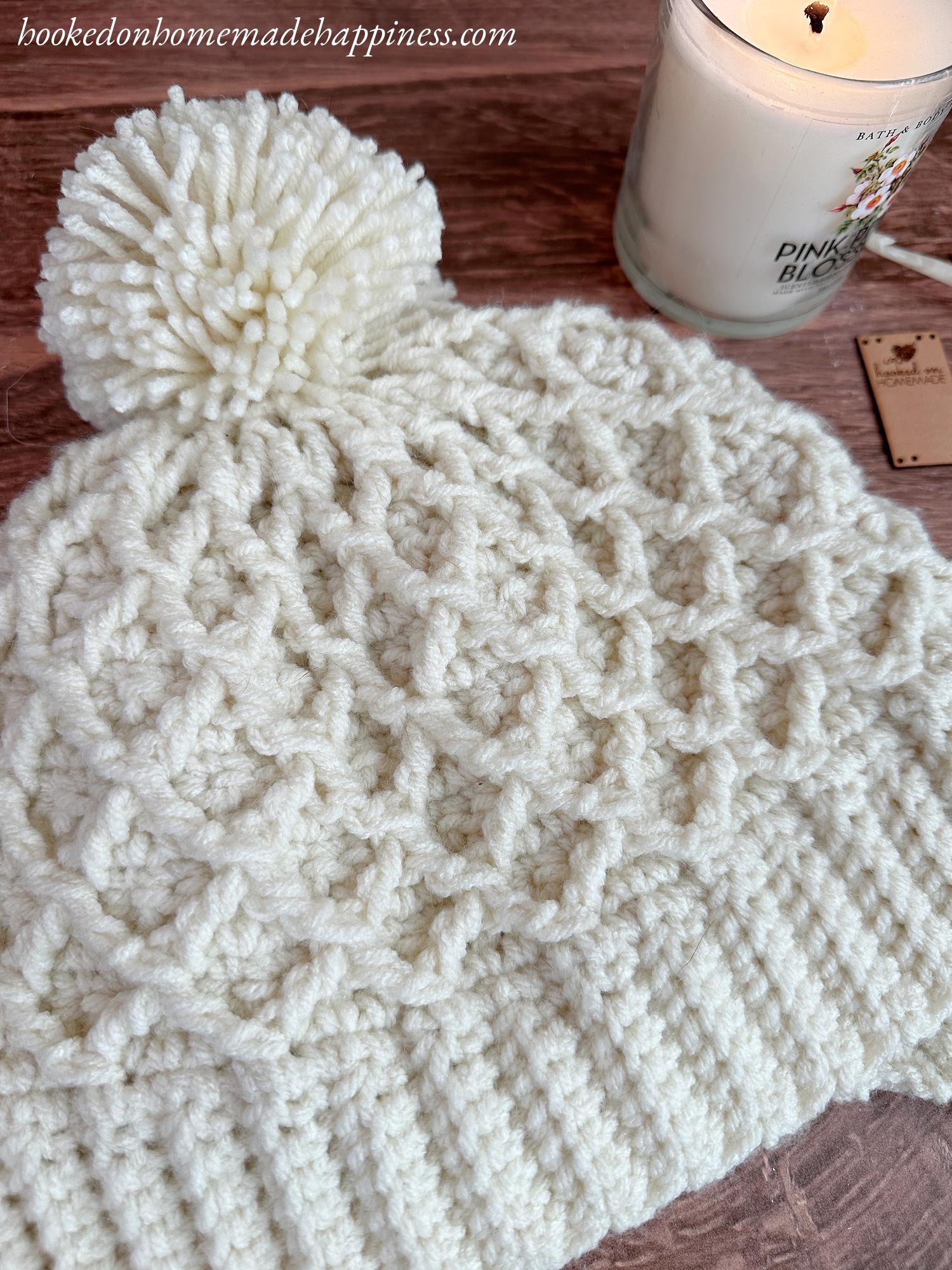Diamond Beanie Crochet Pattern
