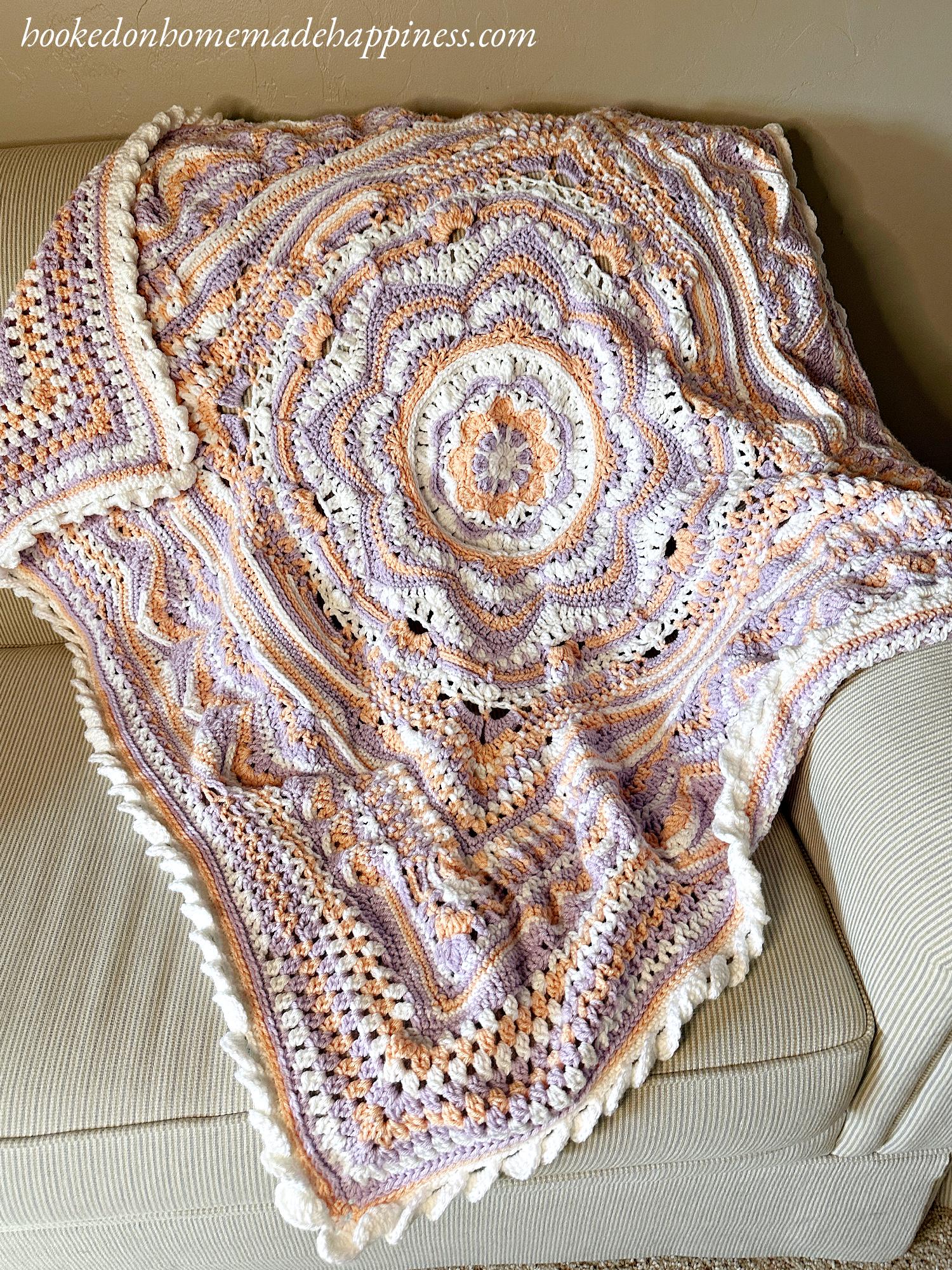 Mandala Blanket Crochet Pattern