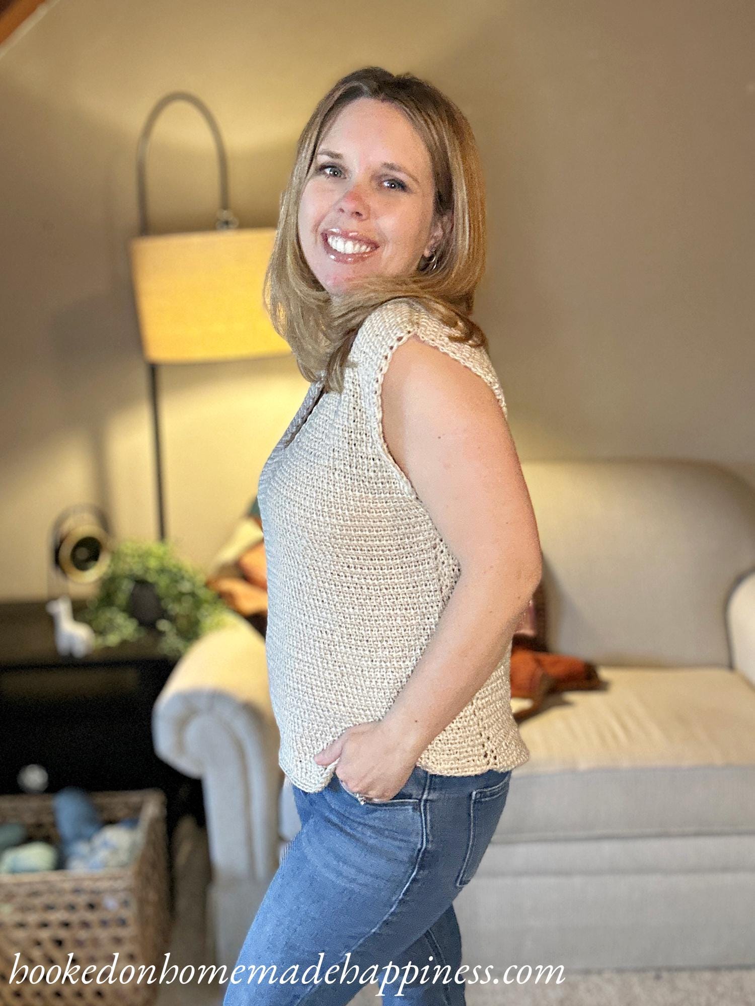 Easy Tunisian Tee Crochet Pattern