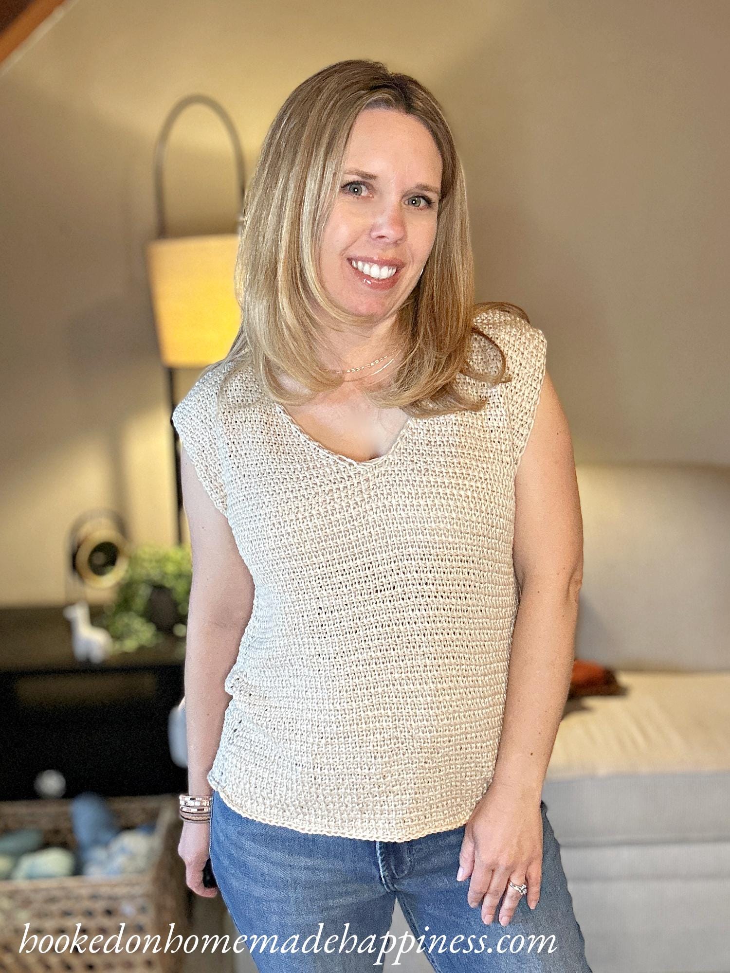 Easy Tunisian Tee Crochet Pattern