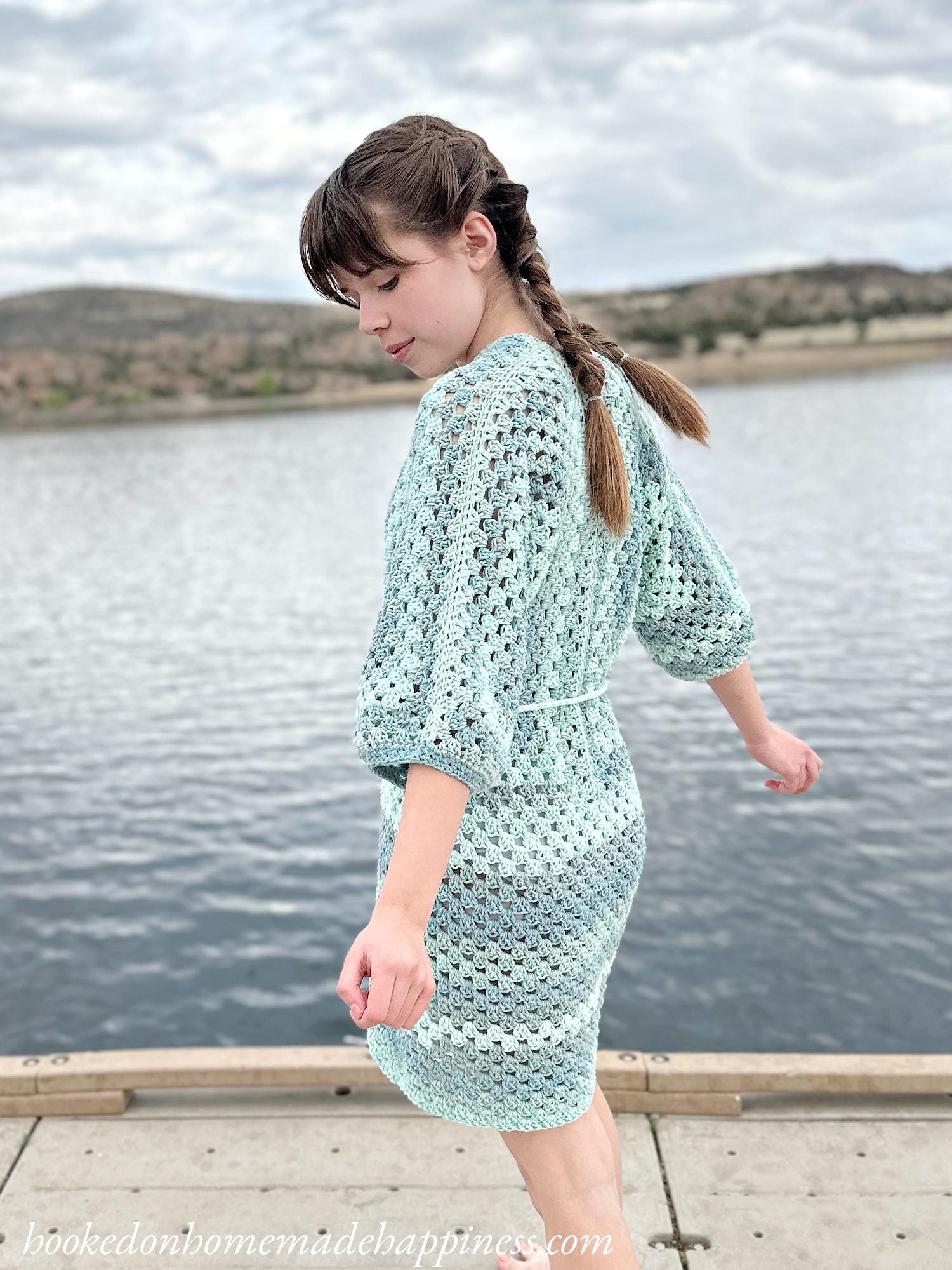 Kid's Beach Day Swim Suit Cover Up Crochet Pattern