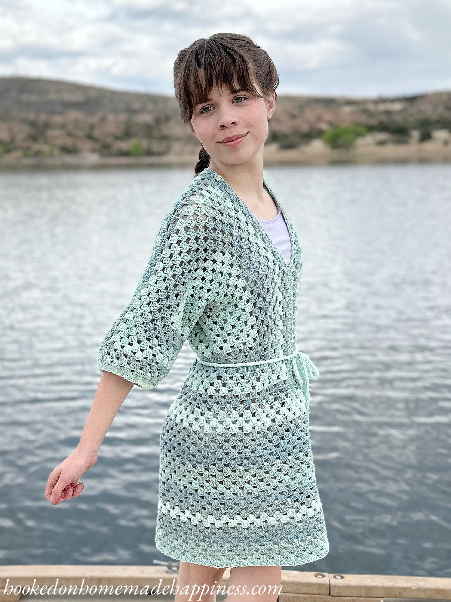 Kid's Beach Day Swim Suit Cover Up Crochet Pattern