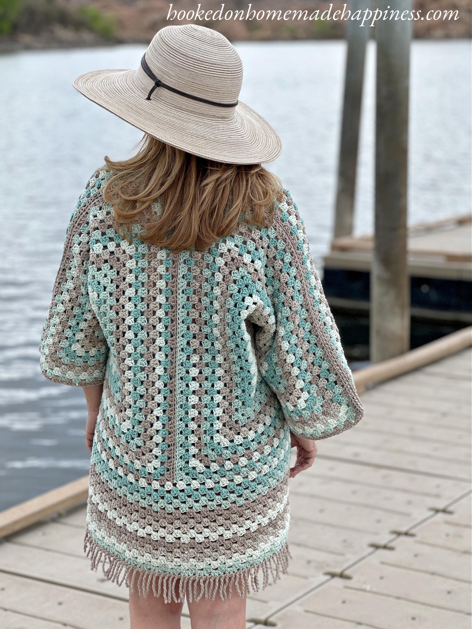 Beach Day Swim Suit Cover Up Crochet Pattern
