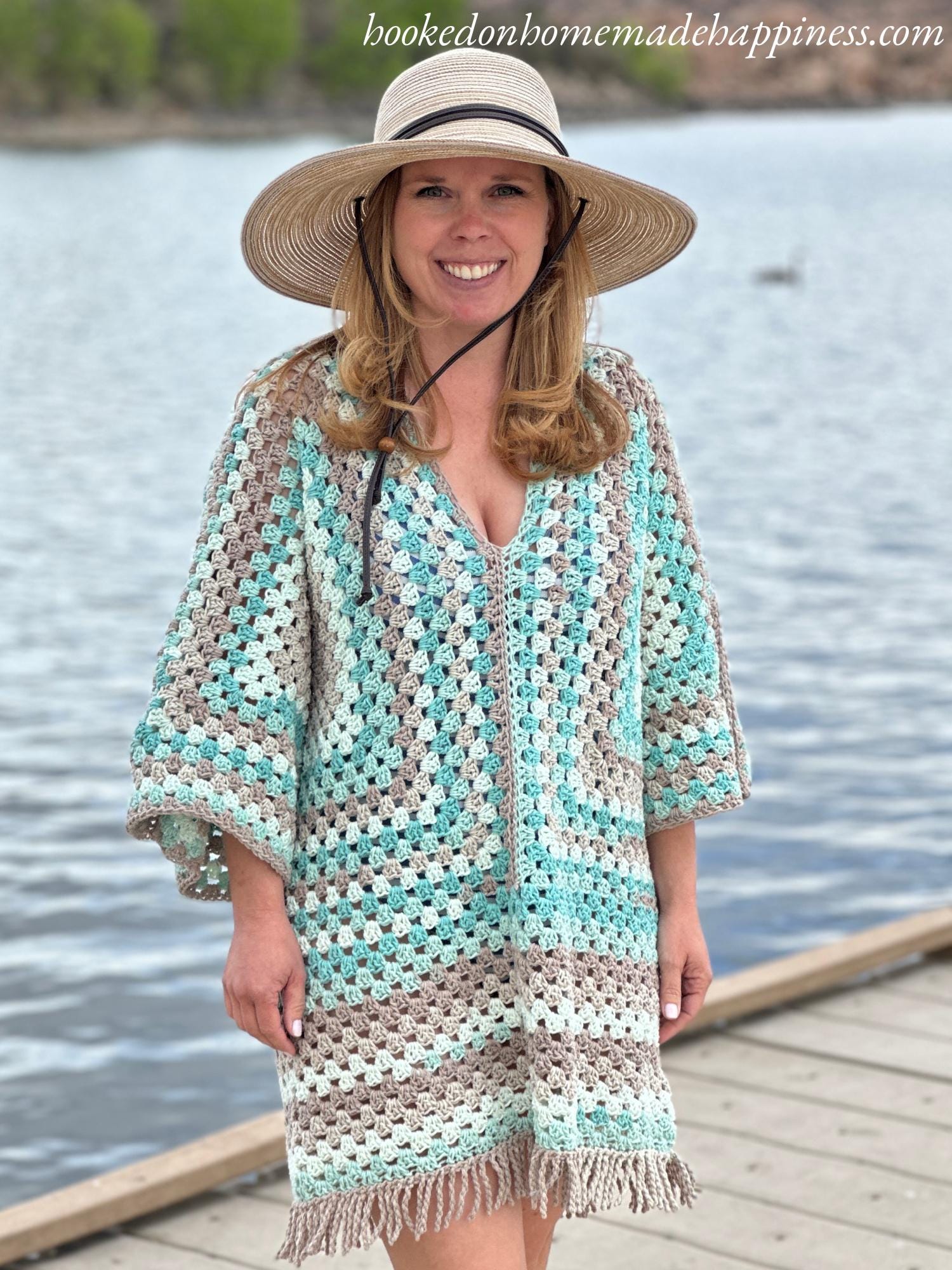 Beach Day Swim Suit Cover Up Crochet Pattern