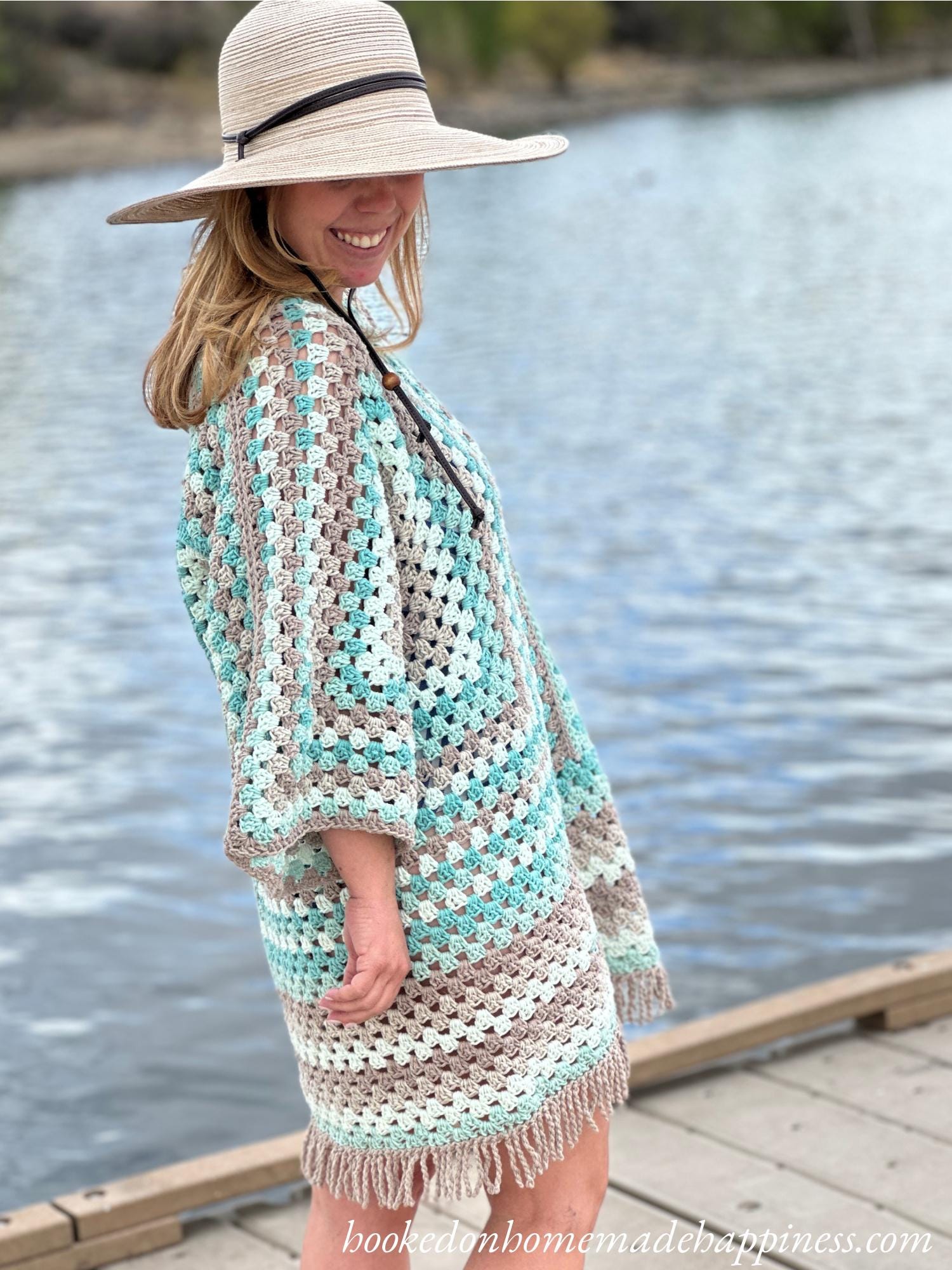 Beach Day Swim Suit Cover Up Crochet Pattern