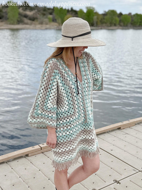 Beach Day Swim Suit Cover Up Crochet Pattern
