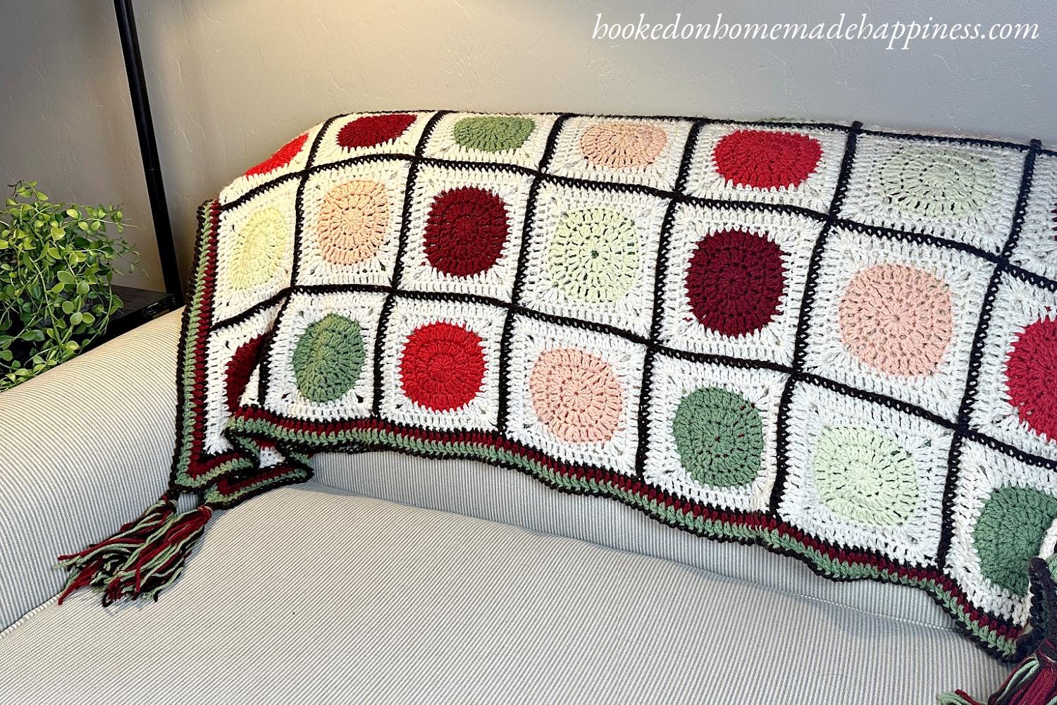 Apple Orchard Blanket Crochet Pattern