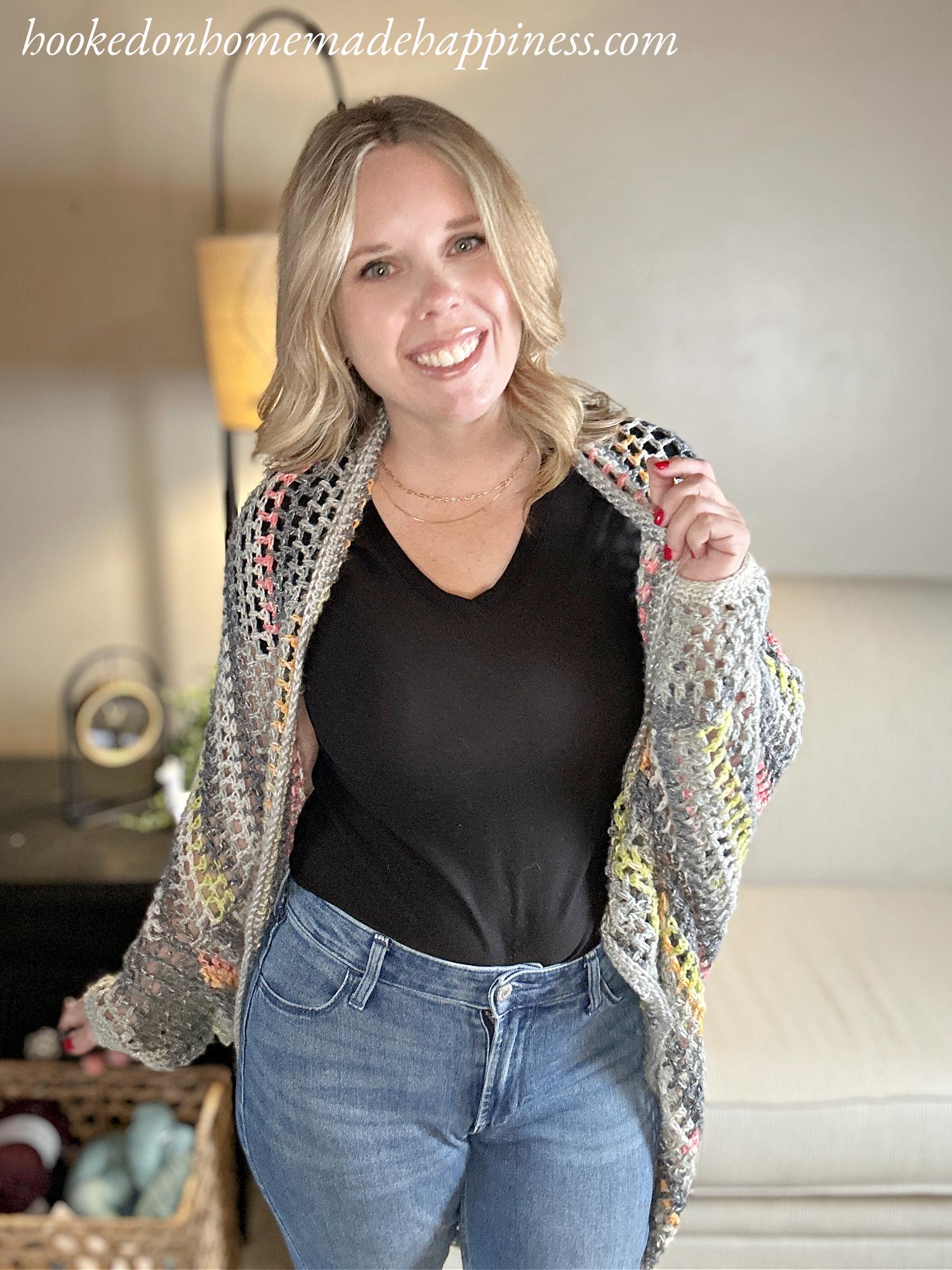 Urban Chic Cocoon Sweater Crochet Pattern