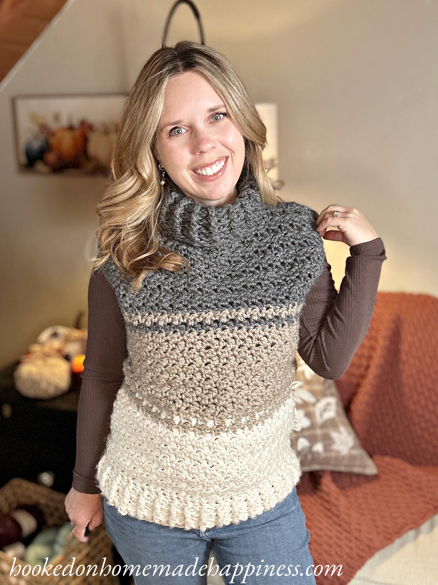 Sweater Vest Crochet Pattern