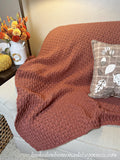 Falling Leaves Blanket Crochet Pattern