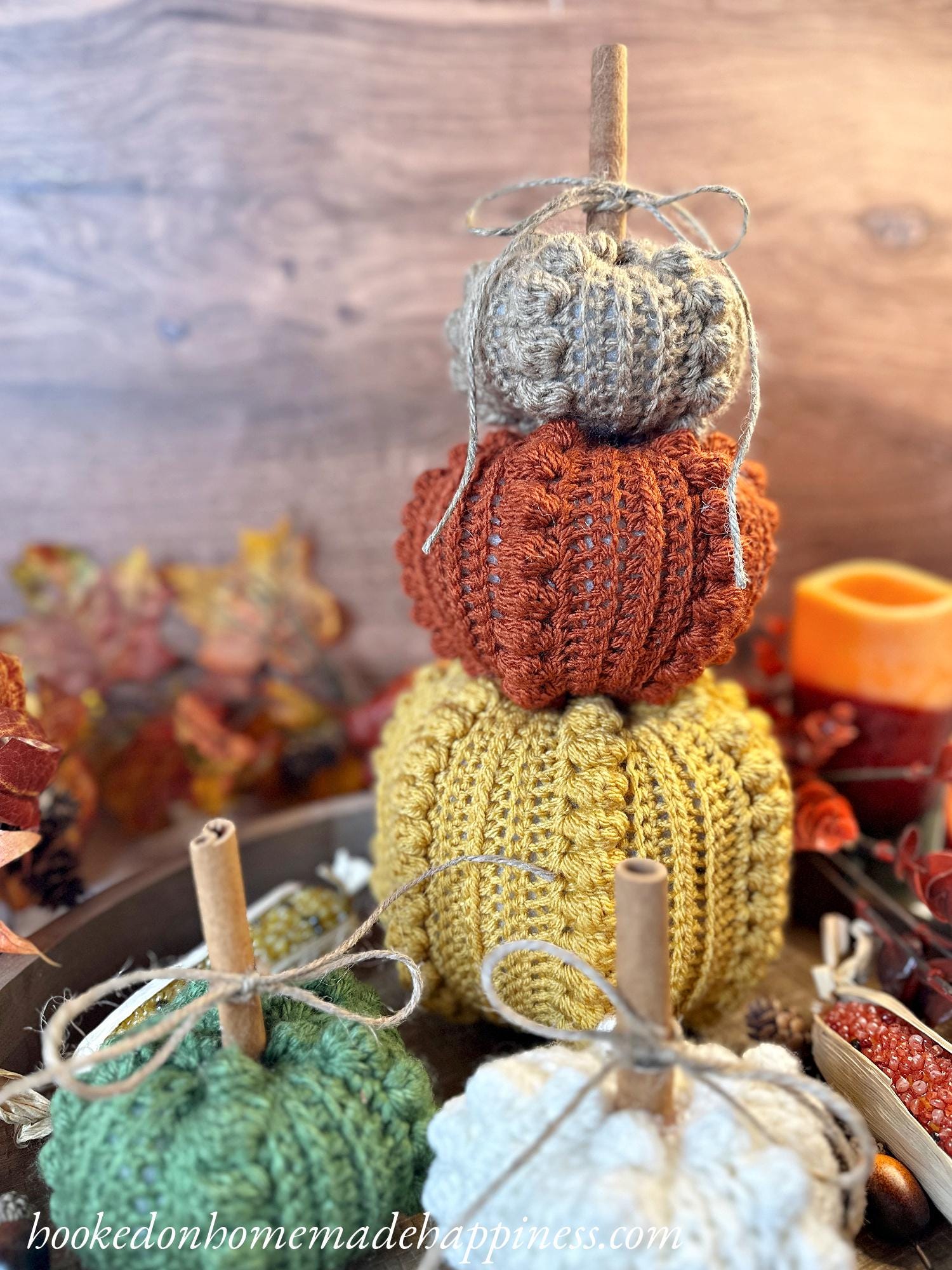 Bobble Pumpkin Crochet Pattern
