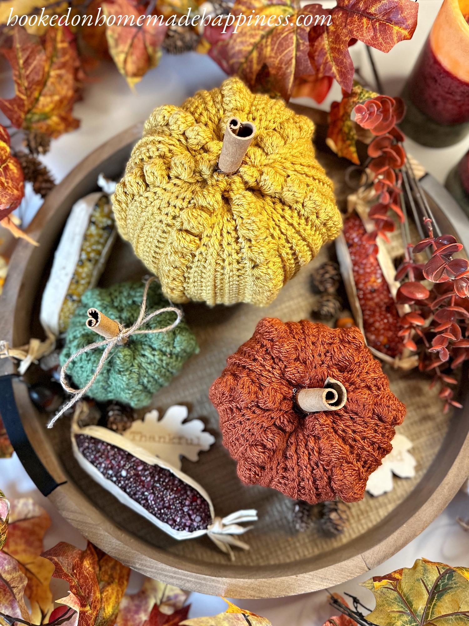 Bobble Pumpkin Crochet Pattern