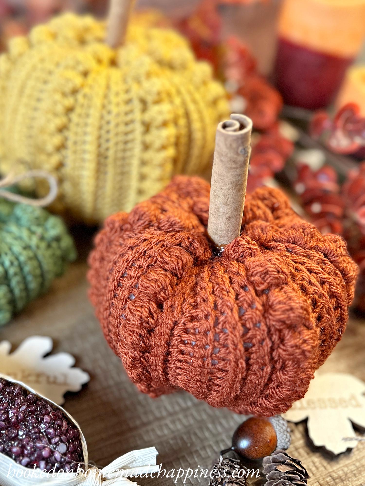 Bobble Pumpkin Crochet Pattern