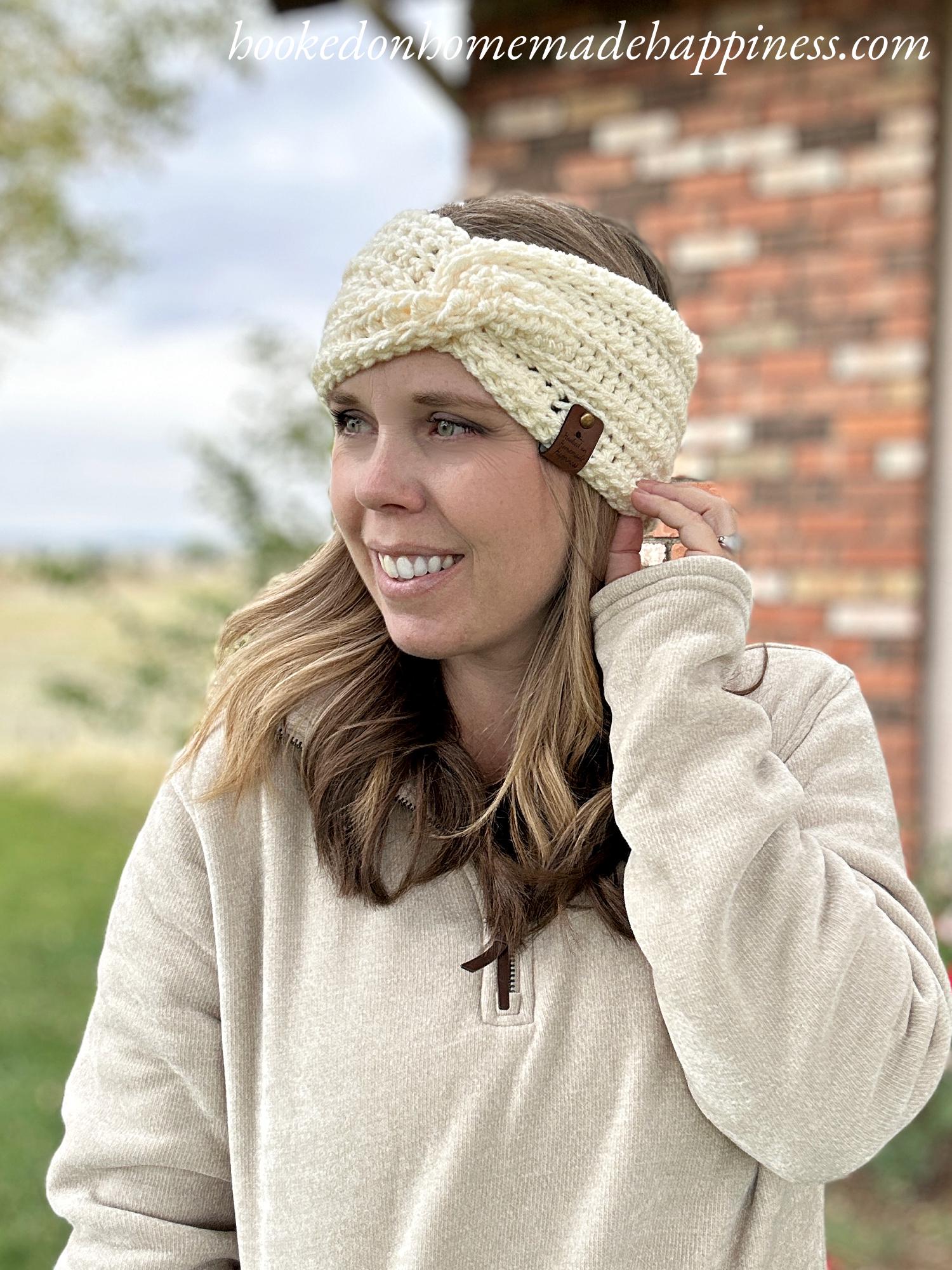 Twisted Ear Warmer Crochet Pattern