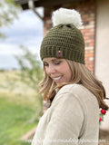 Beginner Bottom Up Beanie Crochet Pattern