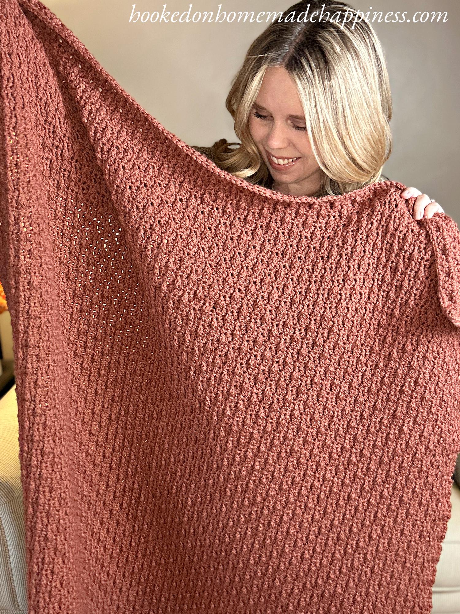 Falling Leaves Blanket Crochet Pattern