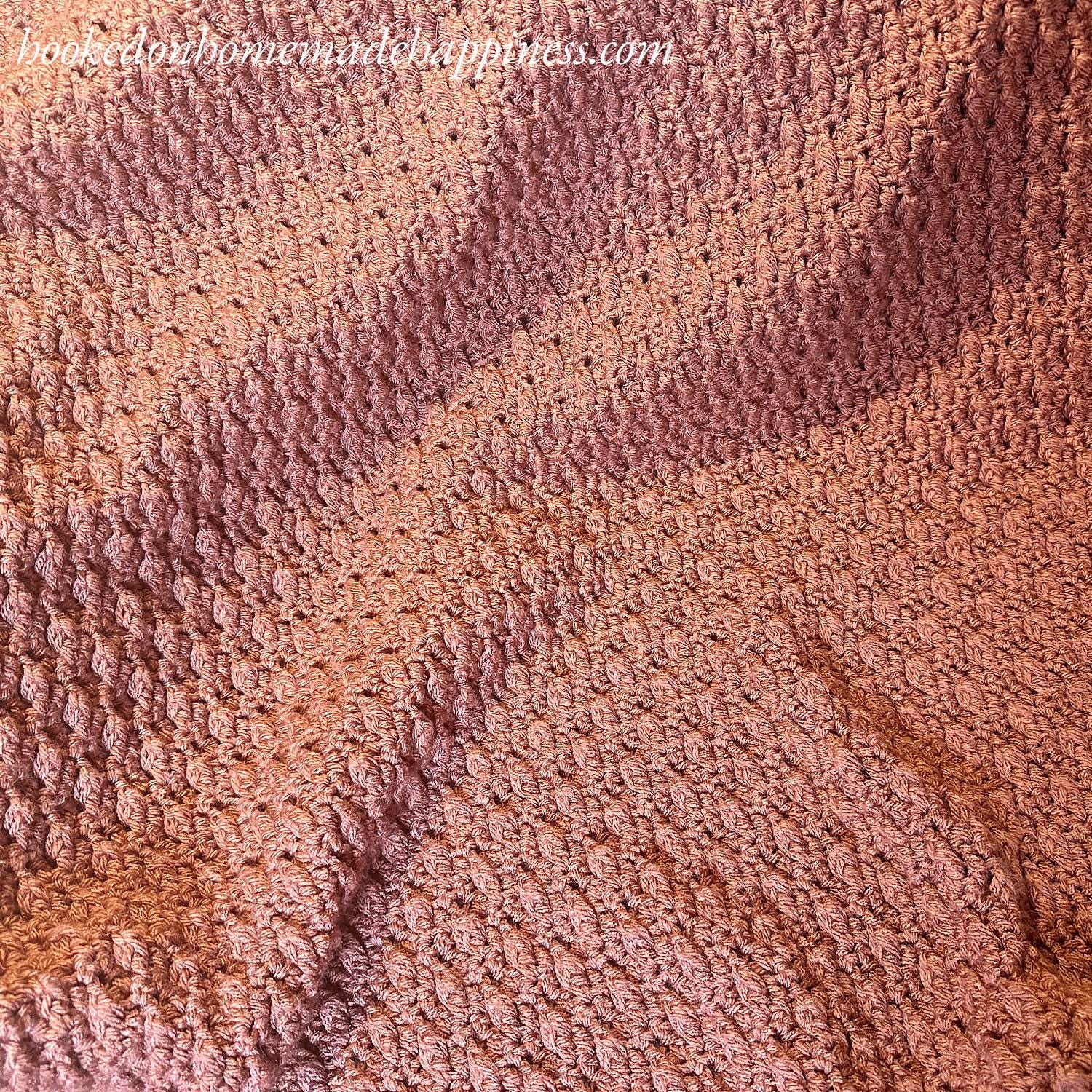 Falling Leaves Blanket Crochet Pattern