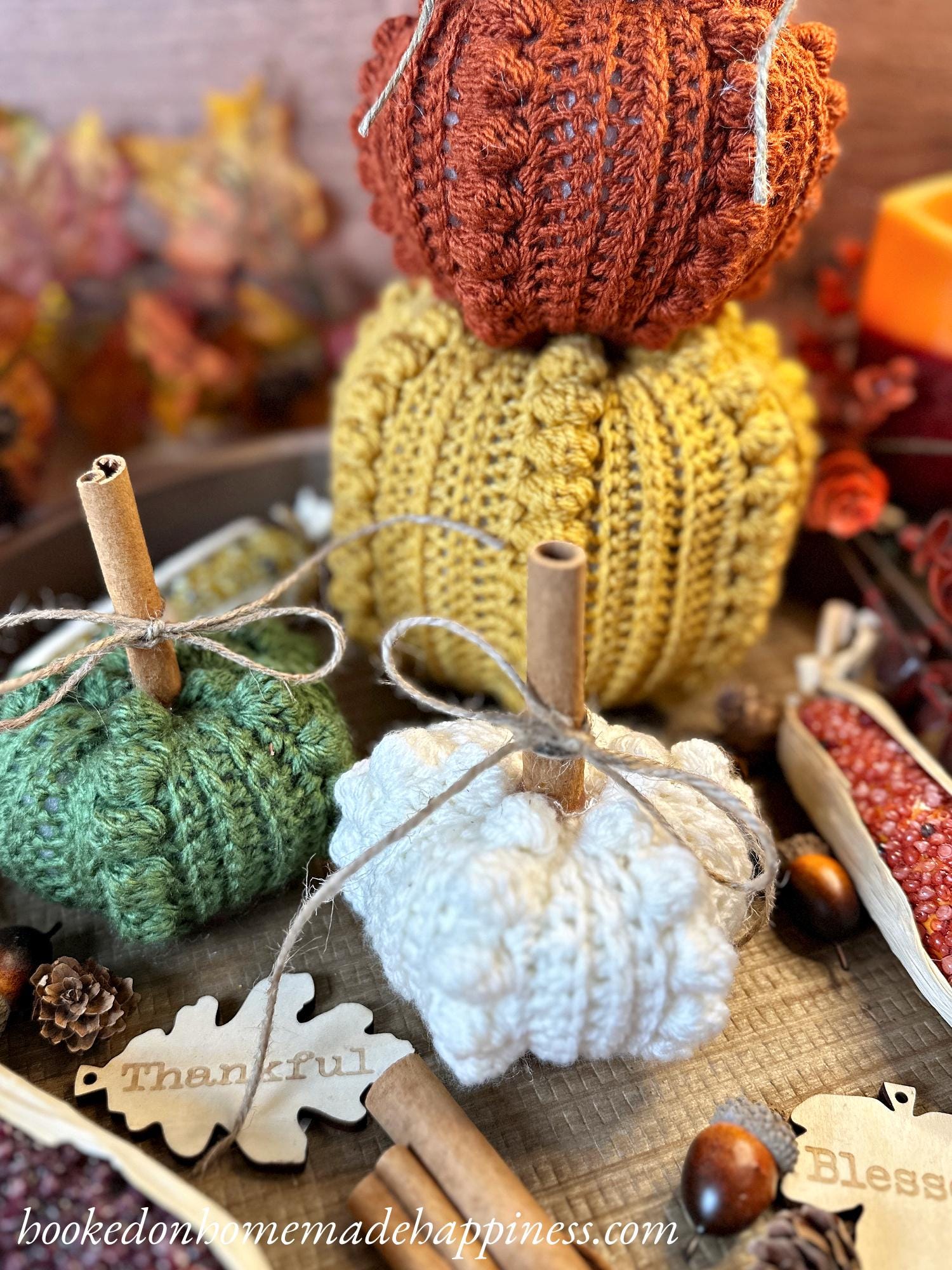 Bobble Pumpkin Crochet Pattern