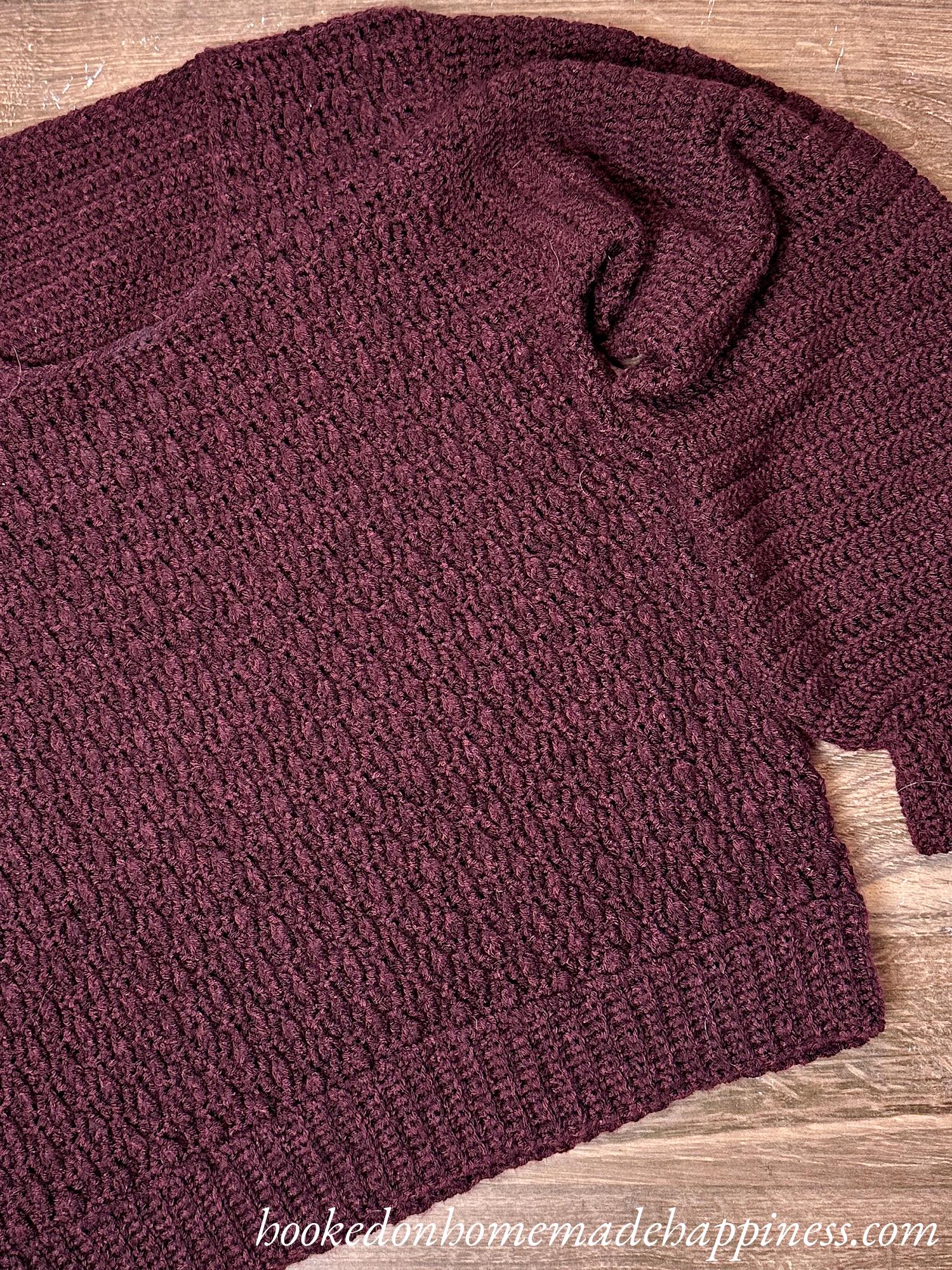 Falling Leaves Sweater Crochet Pattern