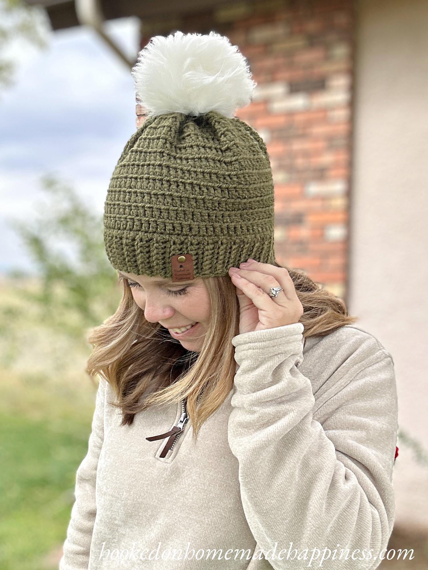 Beginner Bottom Up Beanie Crochet Pattern