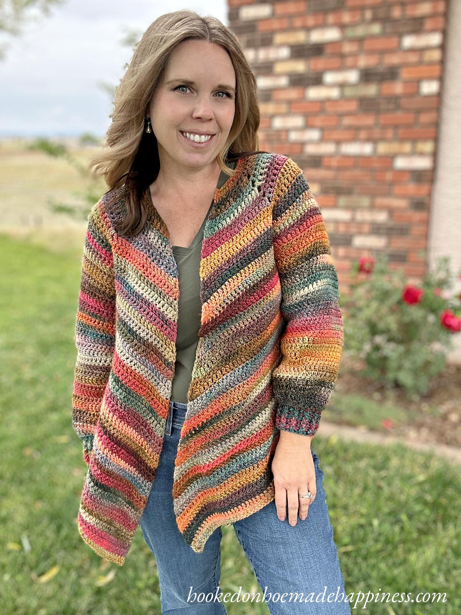 Easy All DC Cardigan Crochet Pattern
