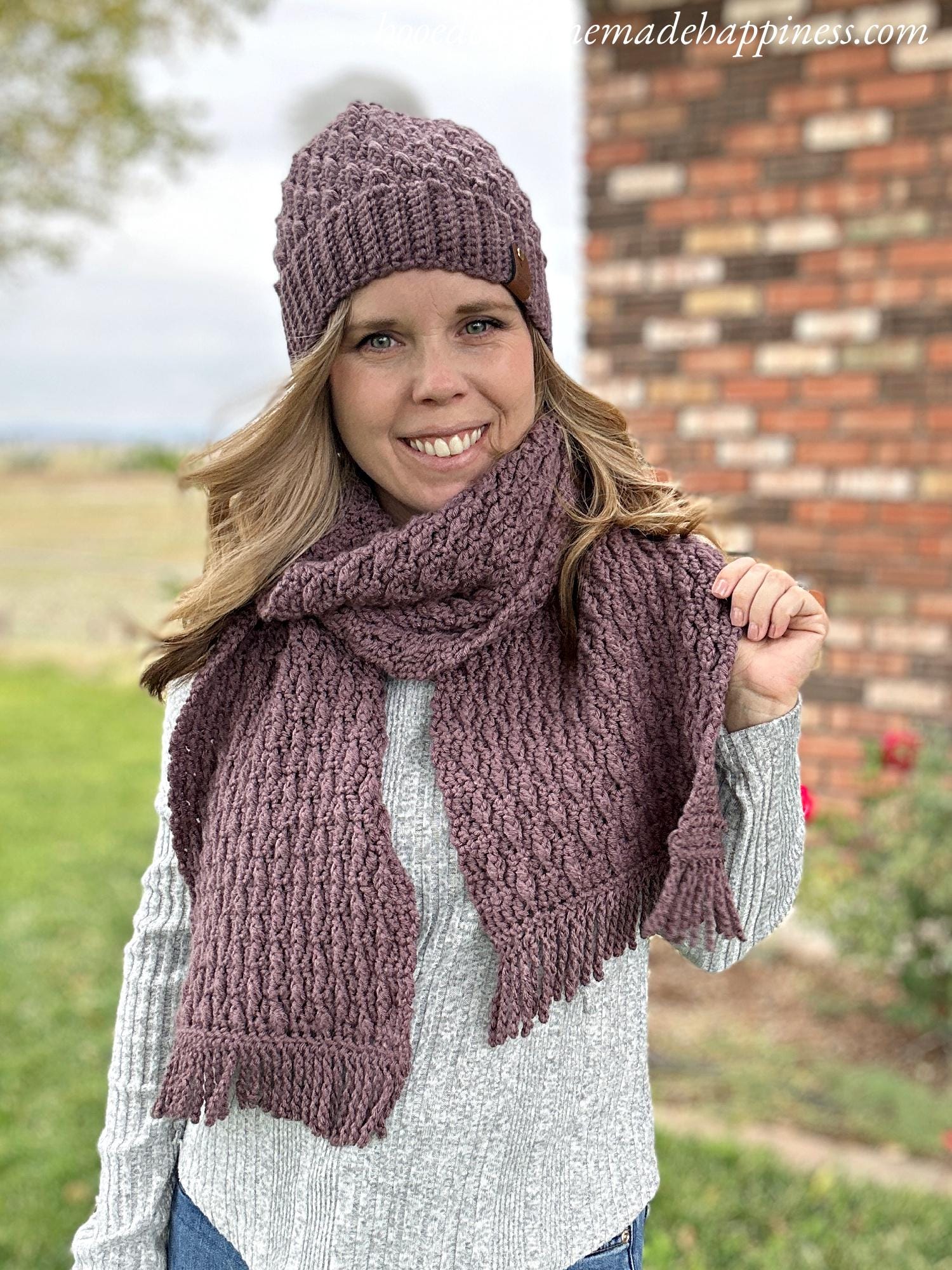Falling Leaves Beanie Crochet Pattern
